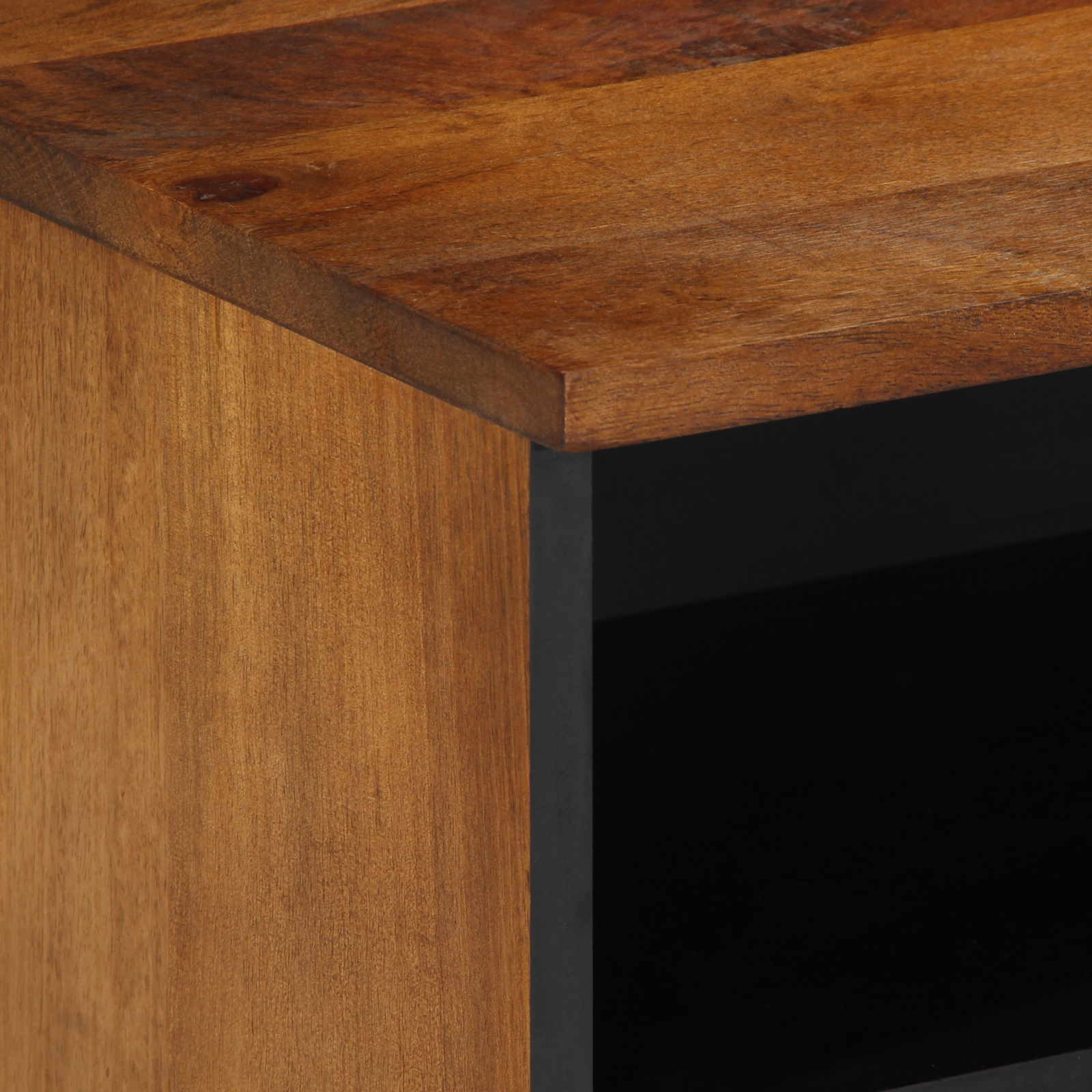 TV Cabinet 100x33x46 cm Solid Wood Mango - Image 6