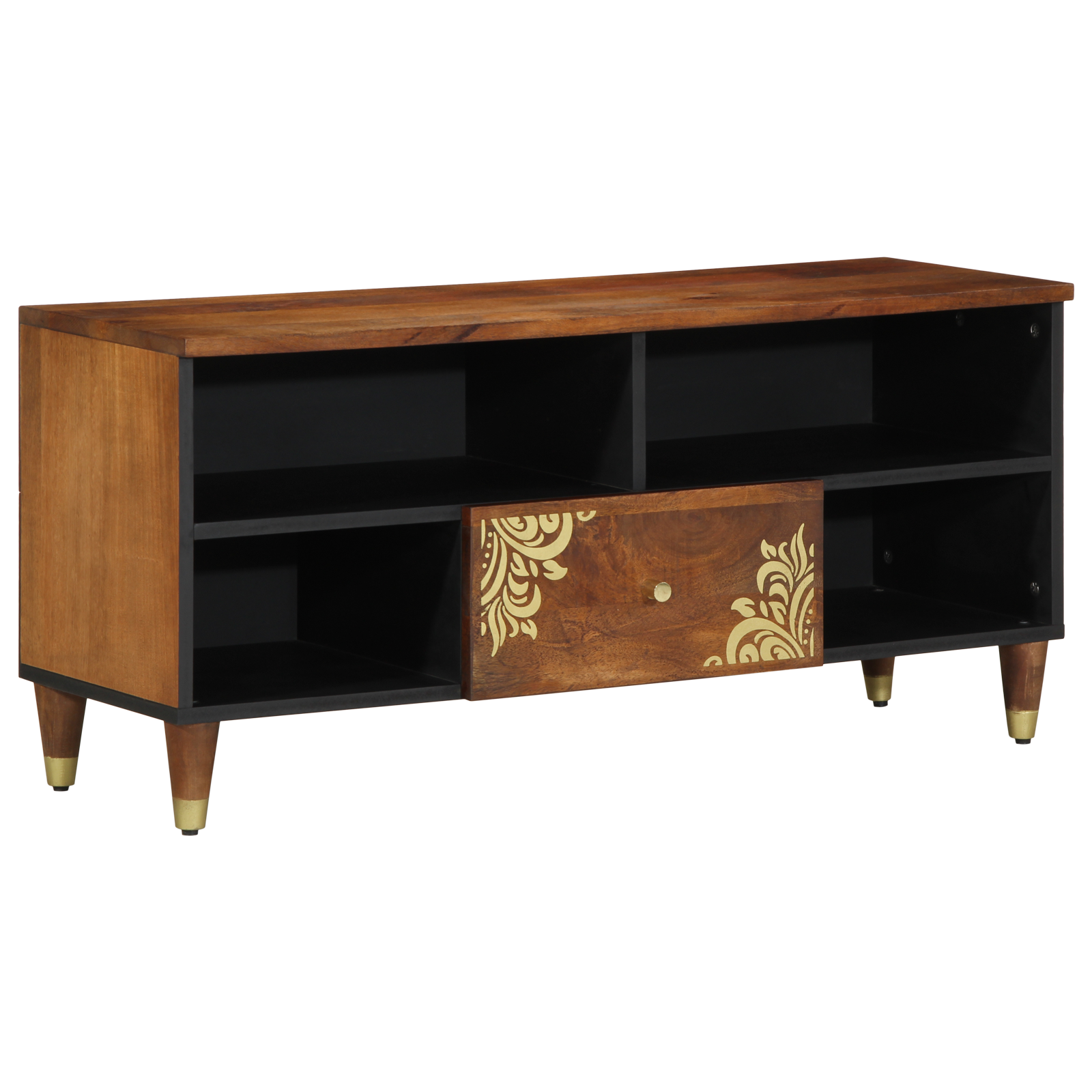 TV-kast 100x33x46 cm Massief Hout Mango