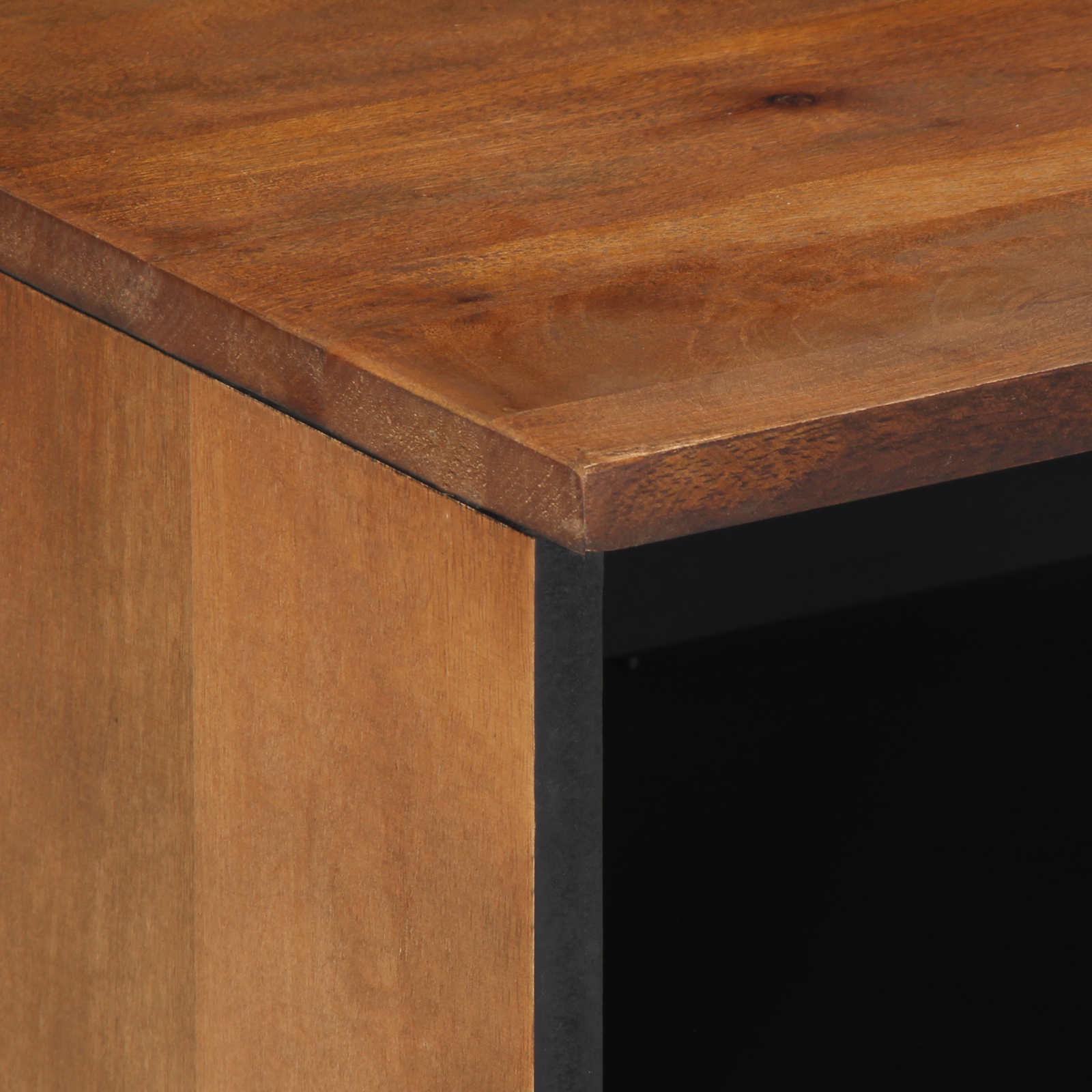 Media Cabinet Honey brown Solid mango wood, Engineered wood - Image 6