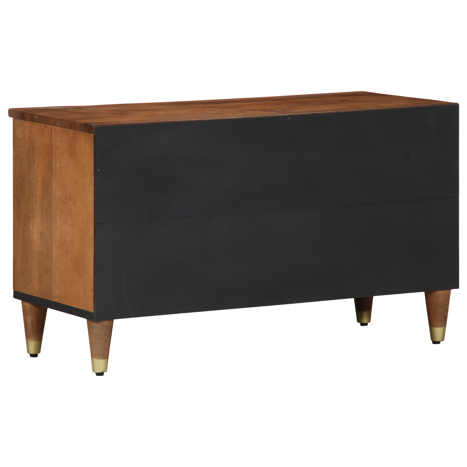 Media Cabinet Honey brown Solid mango wood, Engineered wood - Image 5