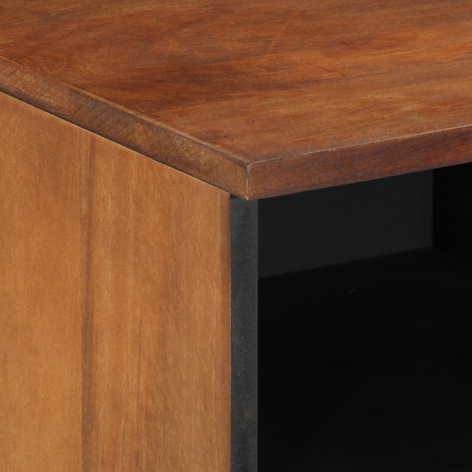 TV Cabinet 100x33x46 cm Solid Wood Mango - Image 6