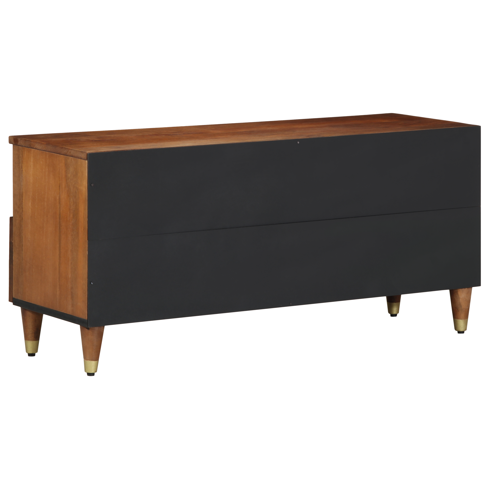 TV Cabinet 100x33x46 cm Solid Wood Mango - Image 5