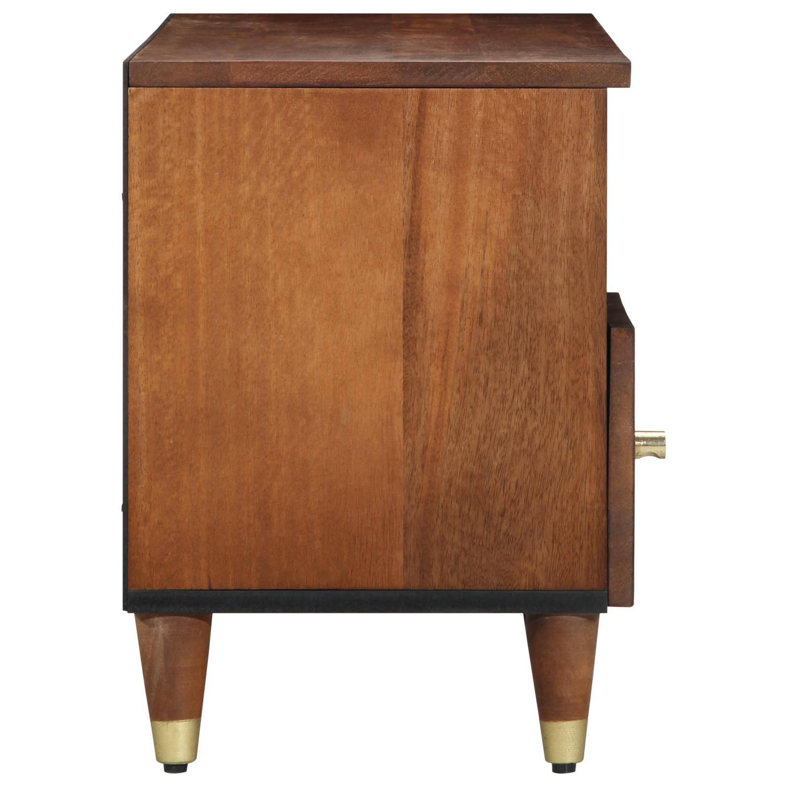 TV Cabinet 100x33x46 cm Solid Wood Mango - Image 4