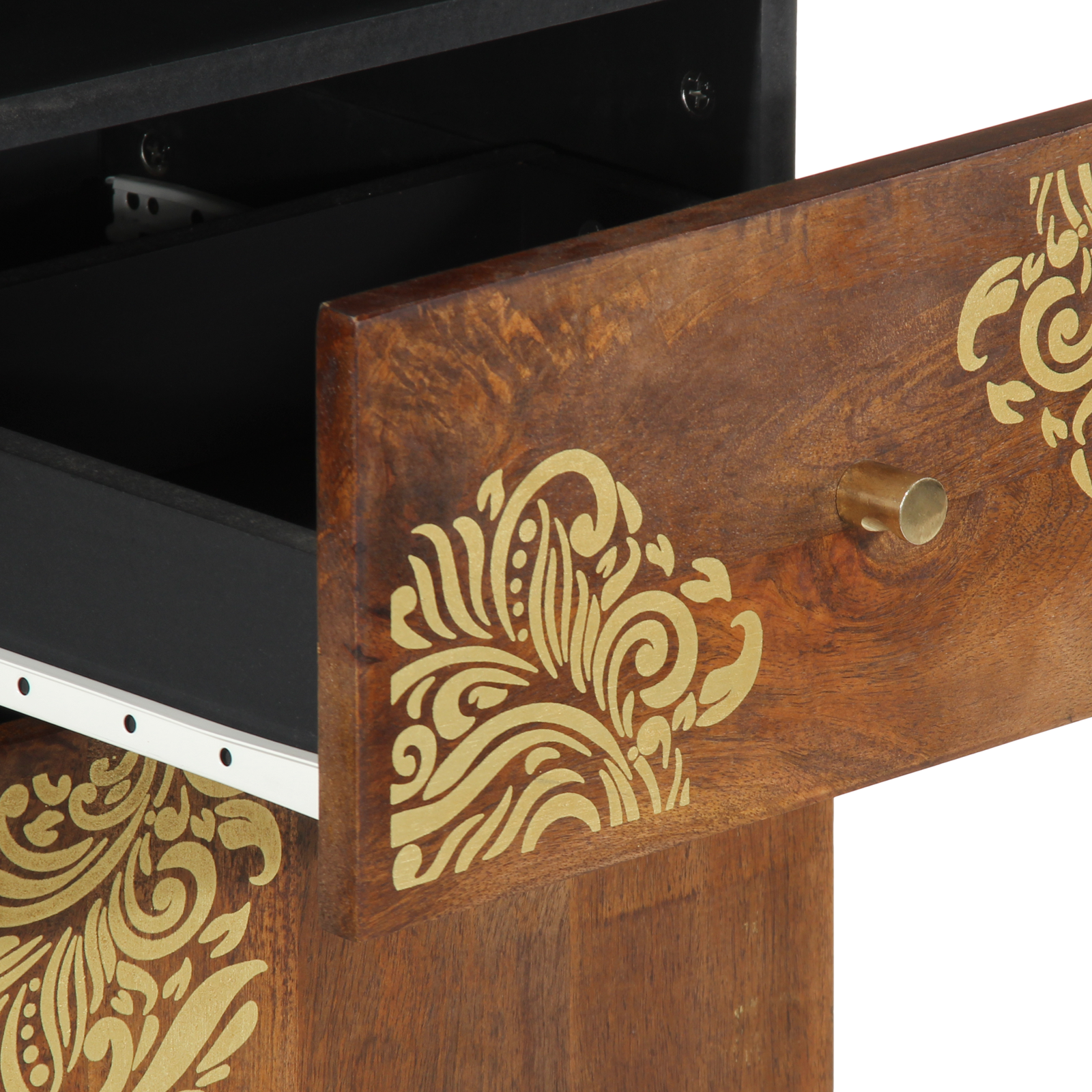 Sideboard 38x33x160 cm Solid Wood Mango - Image 7