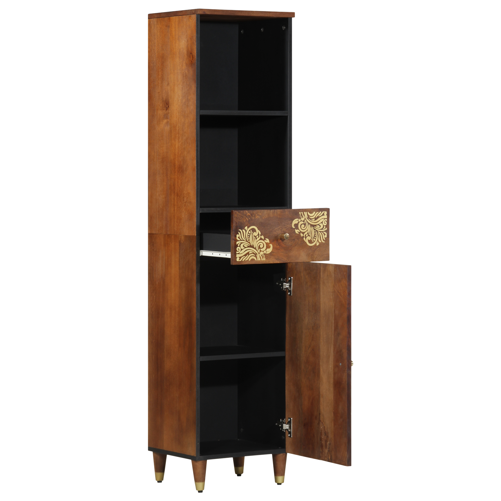 Sideboard 38x33x160 cm Solid Wood Mango - Image 2