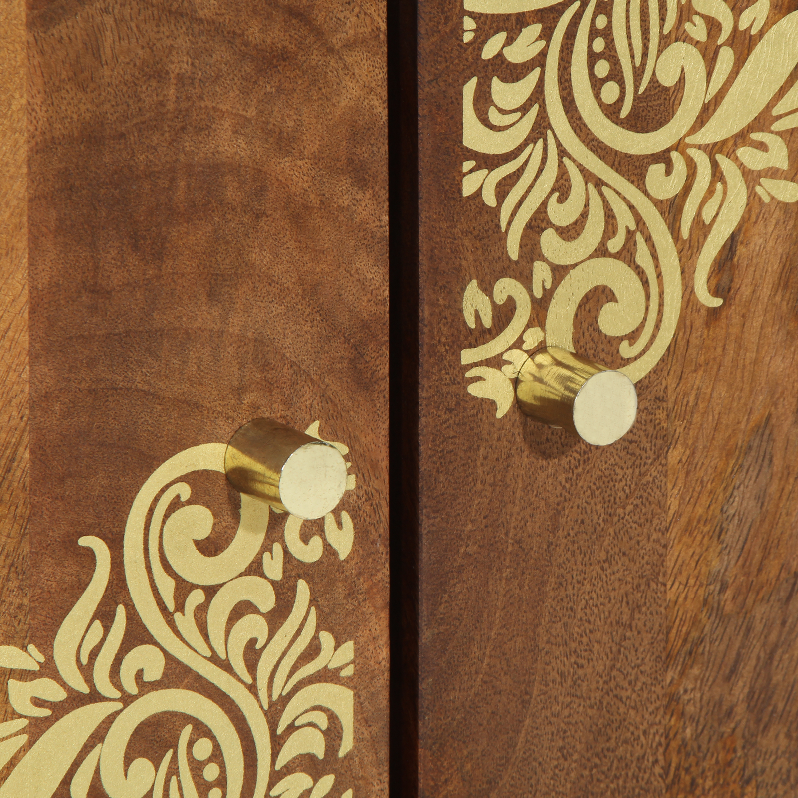 Sideboard Honey brown Solid acacia wood 60 x 33 x 75 cm Sideboard - Image 7