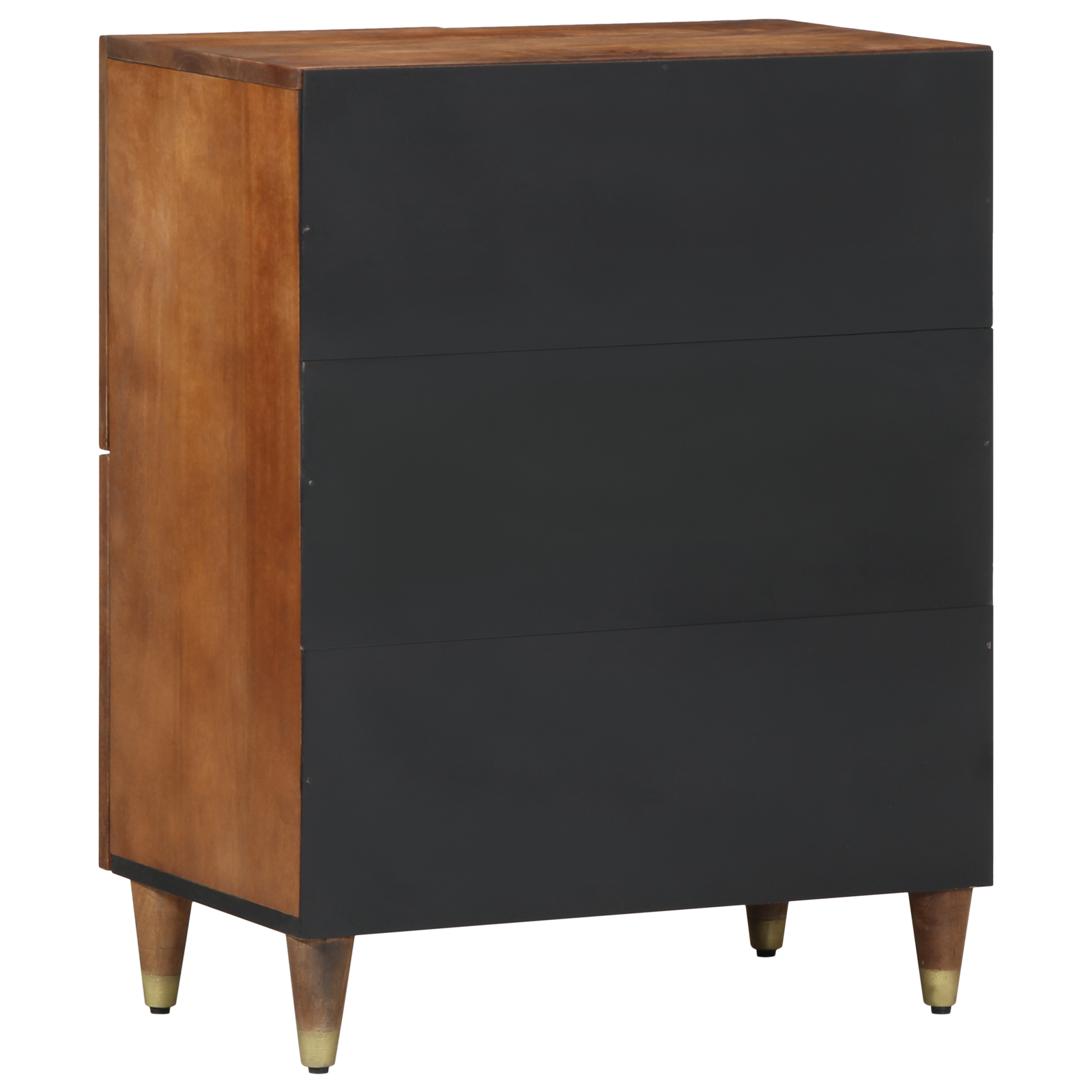 Sideboard Honey brown Solid acacia wood 60 x 33 x 75 cm Sideboard - Image 5