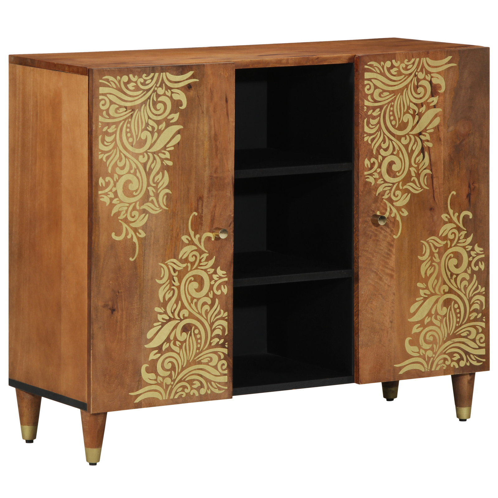 Dressoir 90x33x75 cm Massief Mango Hout