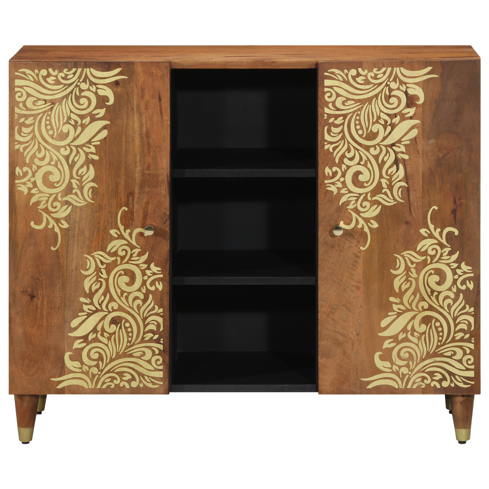 Sideboard 90x33x75 cm Solid Wood Mango - Image 3