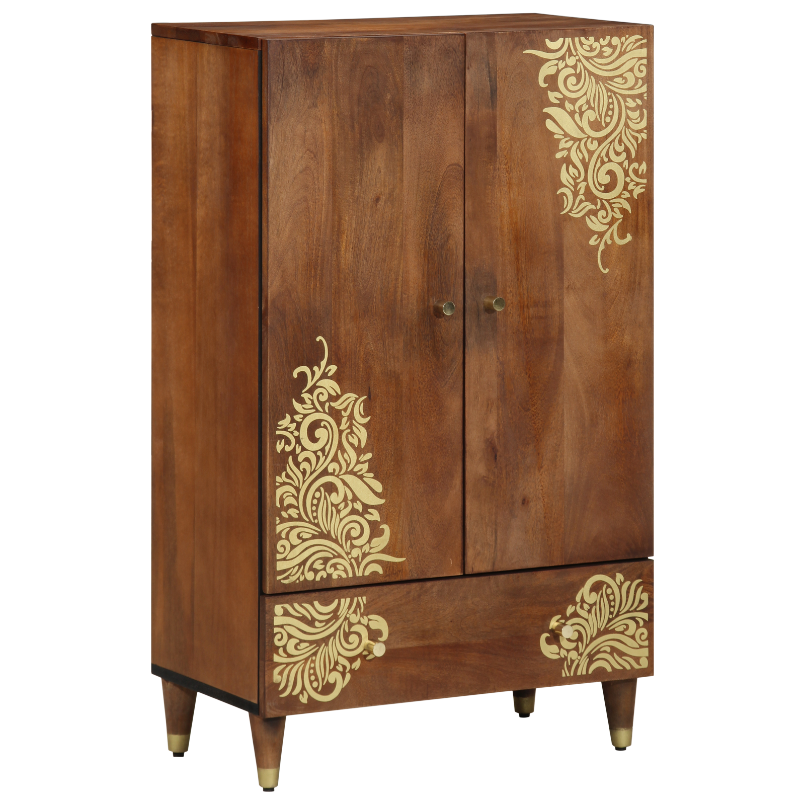 Highboard 60x33x100 cm Solid Wood Mango