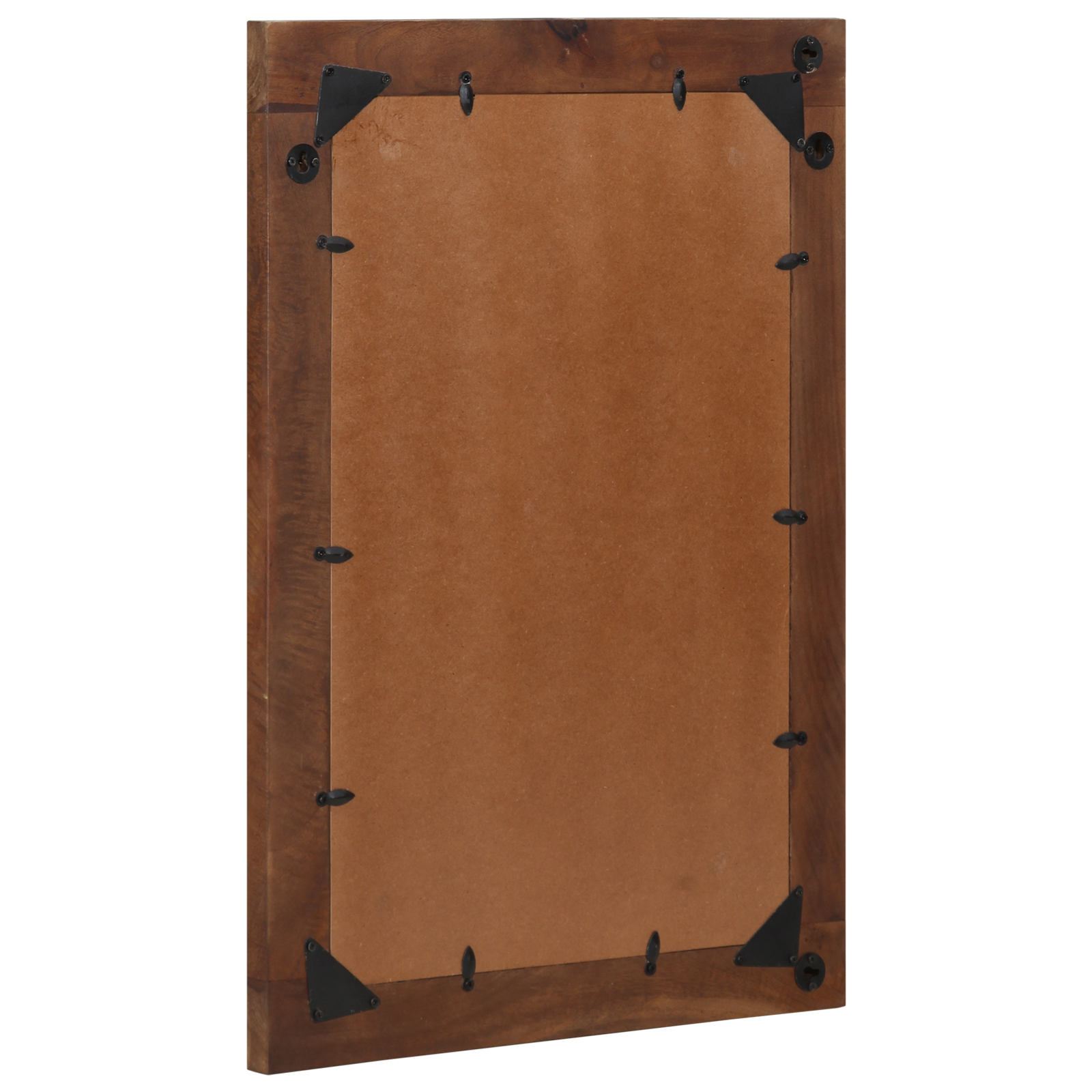 Bathroom Mirror 50x70x3 cm Solid Wood Mango - Image 3