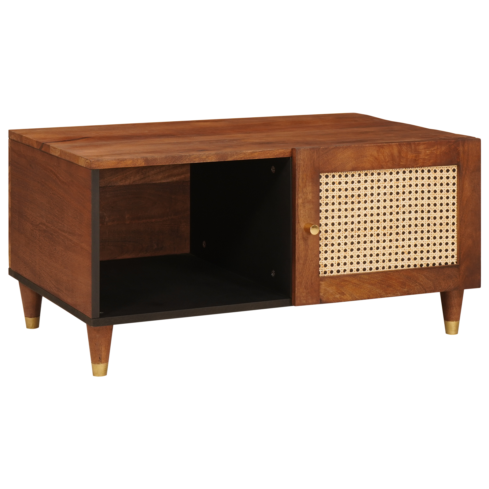 Salontafels Bruin 80 x 50 x 40 cm Rotan en massief mango-hout