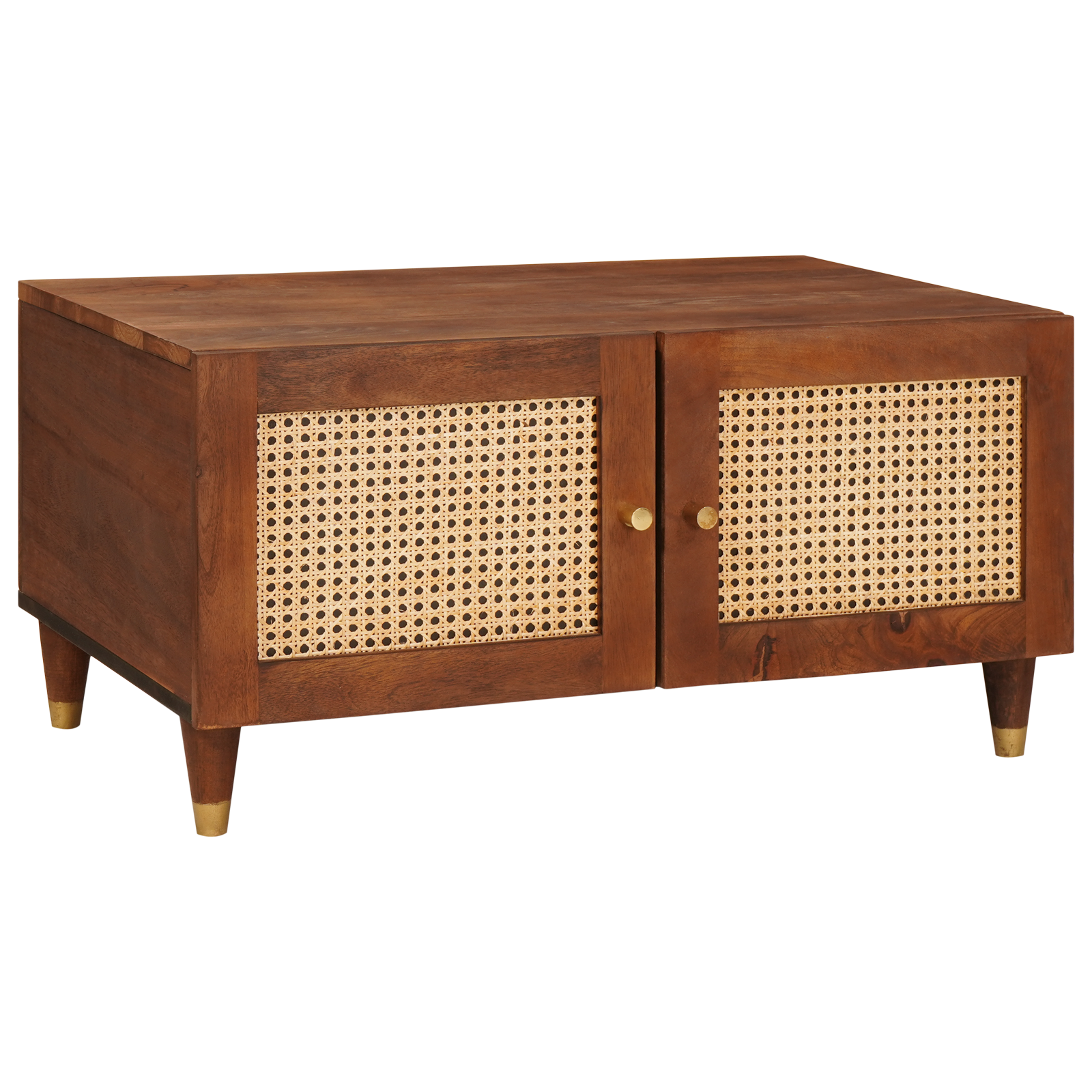 Salontafels Bruin 80 x 50 x 40 cm Rotan en massief mango-hout