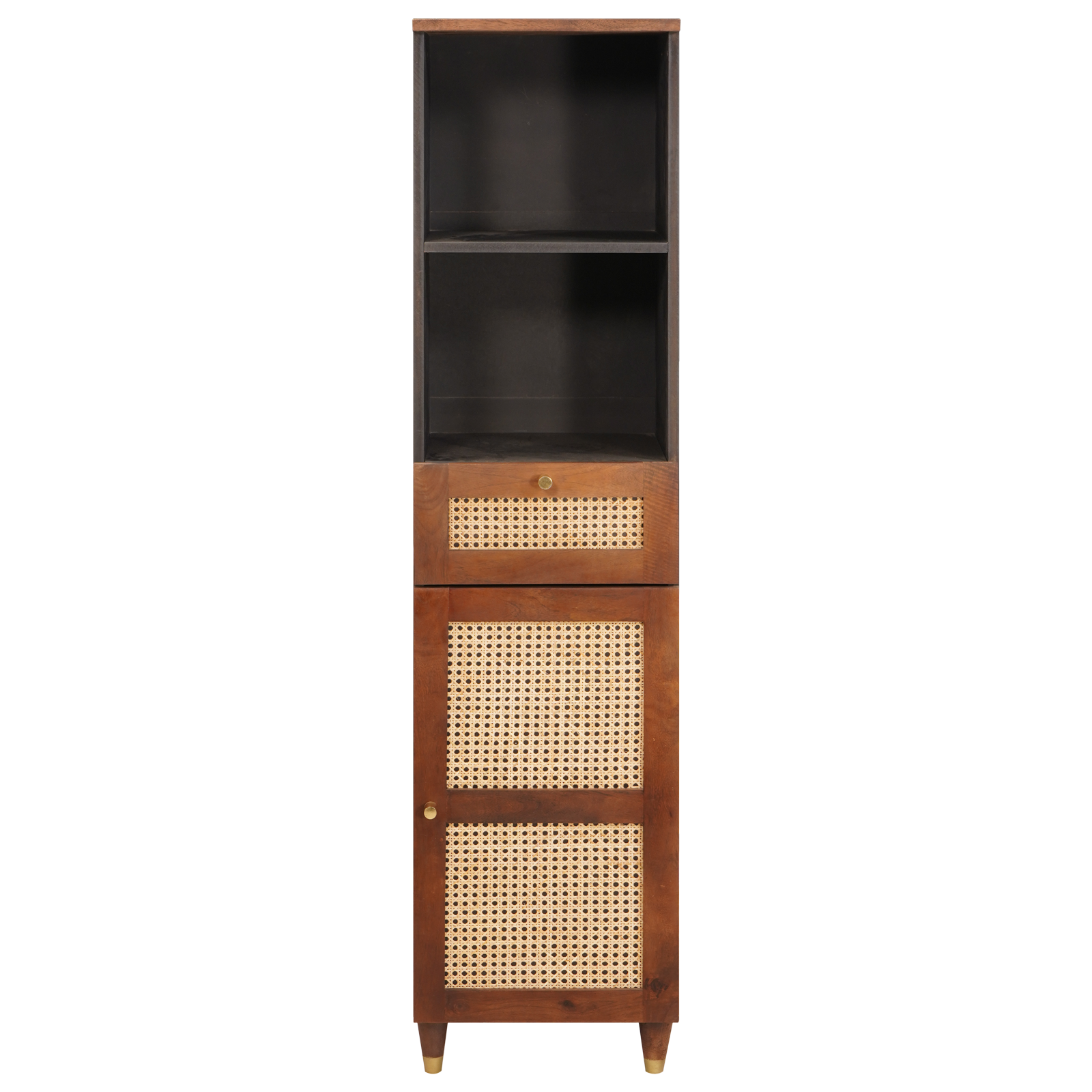 Thumbnail - vidaXL Sideboard mit Schubladen mit Regal mit Speicher mit Tür Braun 38 x 33,5 x 160 cm