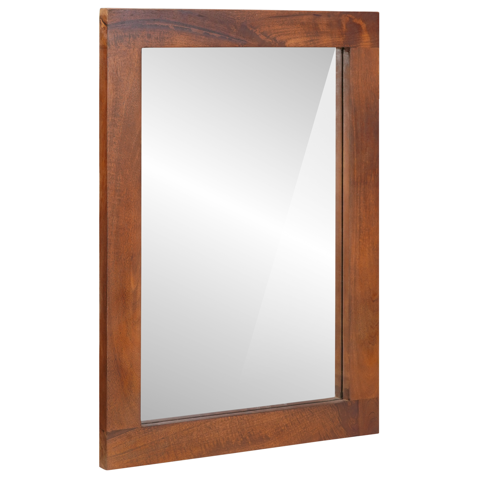 Spiegel met spiegel Bruin, zilver 50 x 2.5 x 70 cm