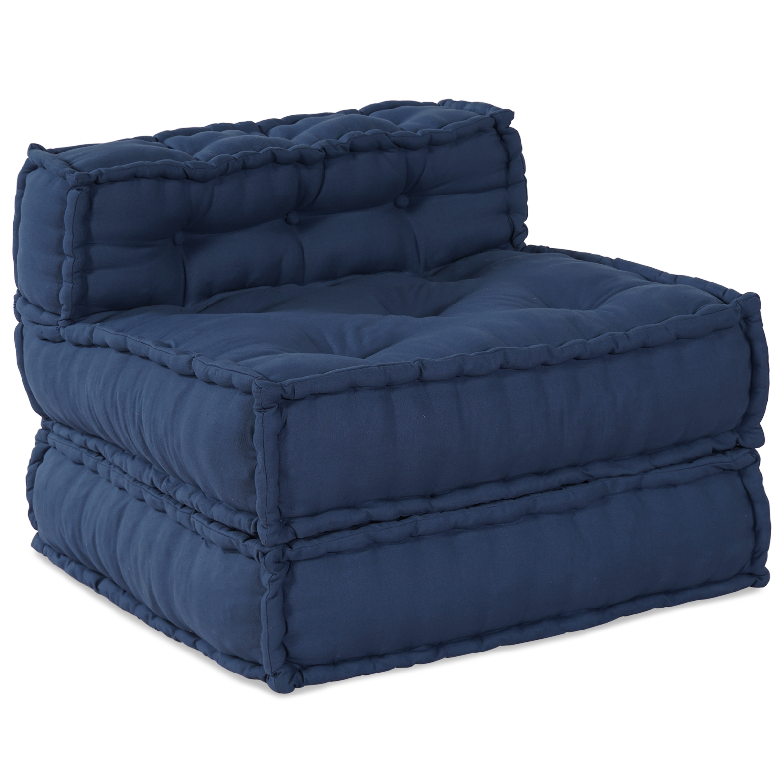 Modular Pouffe Indigo 70x70x54 Fabric - Image 6