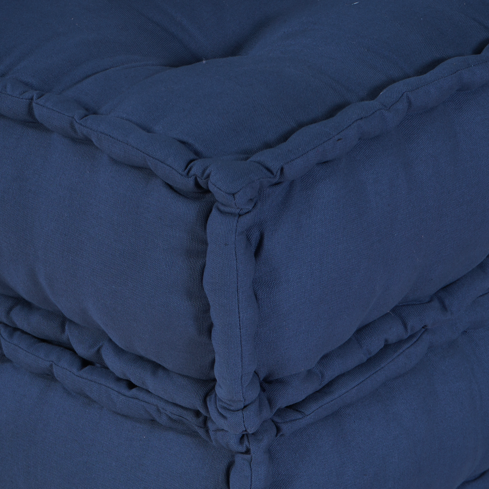 Modular Pouffe in Indigo - 70x70x36 Fabric - Image 6