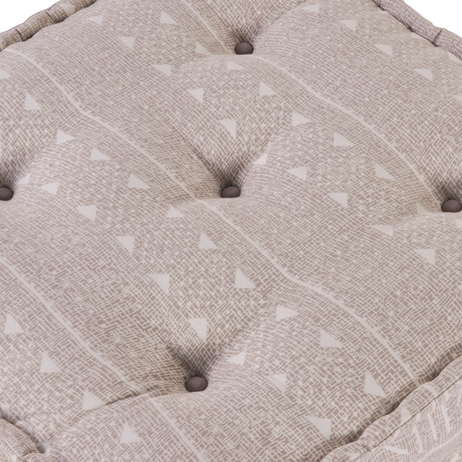 Modular Pouffe - Light Brown, 70x70x36 cm, Fabric - Image 6