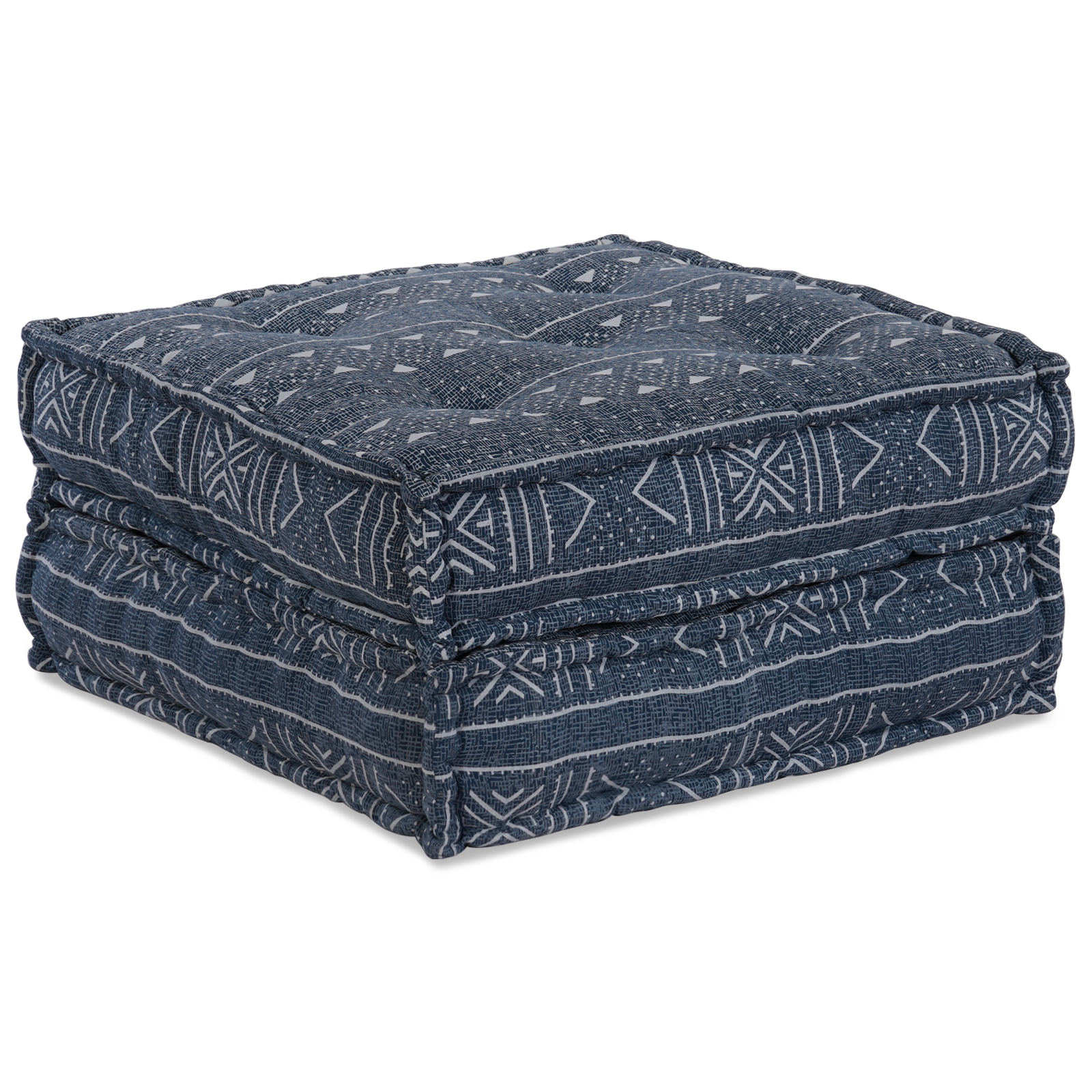 Modular Pouffe Indigo 70x70x36 Fabric - Image 4