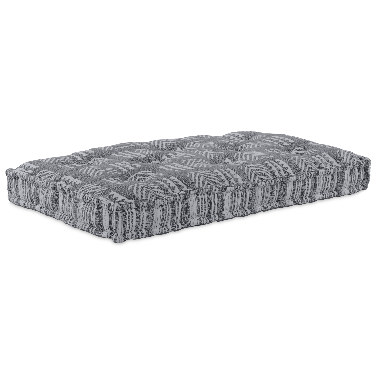 Grey Pallet Cushion 120x80x12 cm Fabric - Image 2