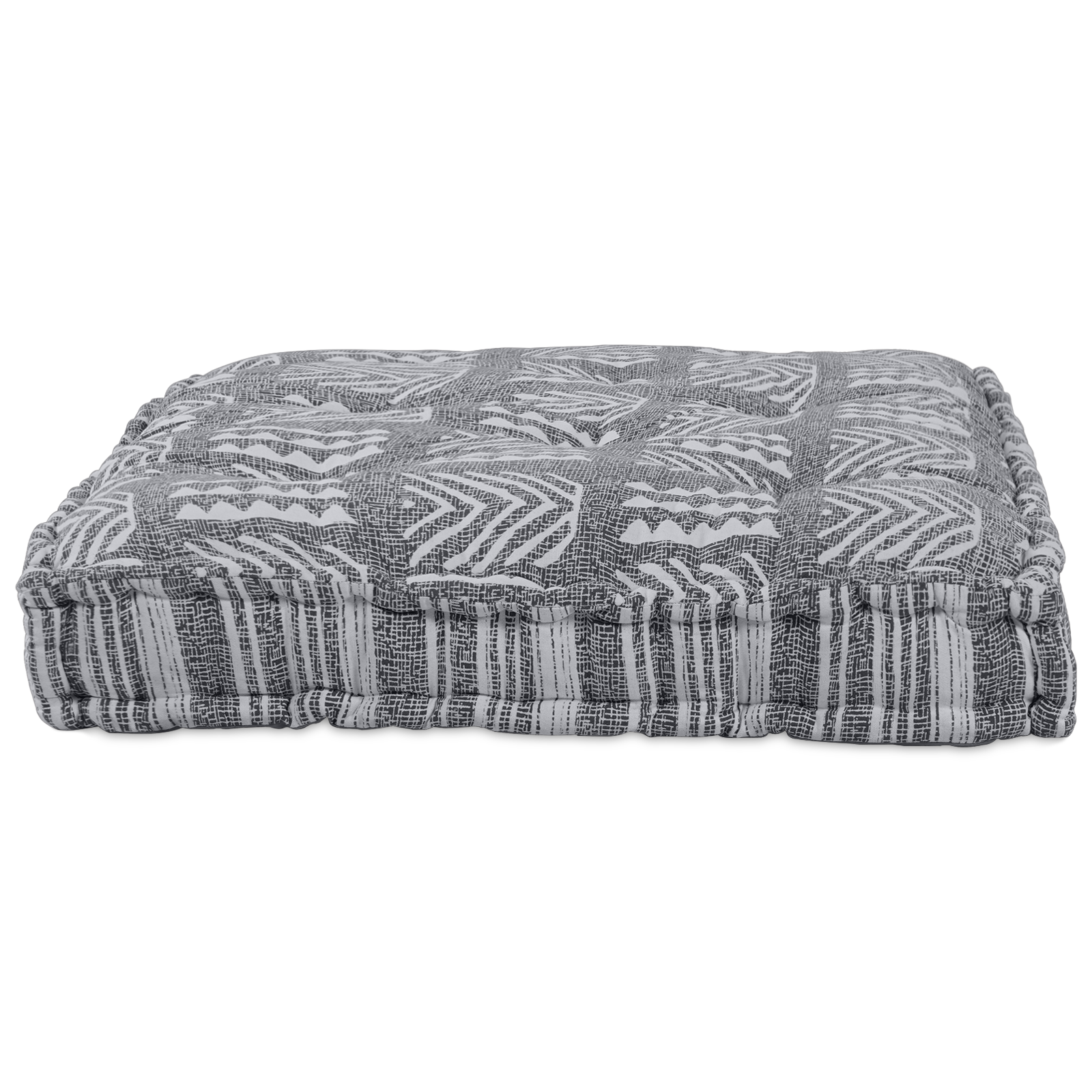 Grey Pallet Cushion 120x80x12 cm Fabric - Image 3