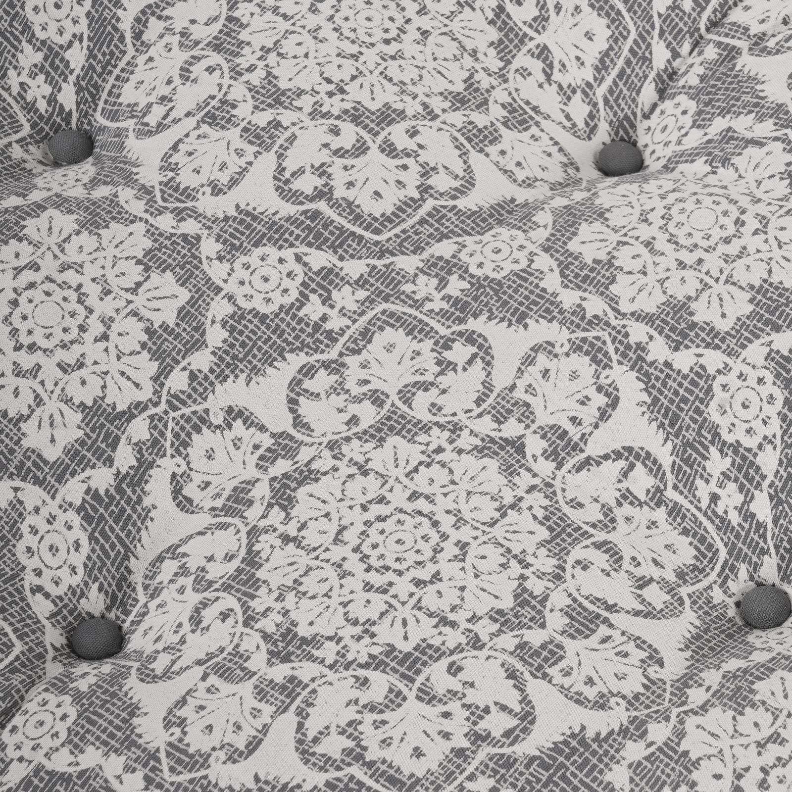 Light Grey Pallet Cushion 120x80x12 cm Fabric - Image 5