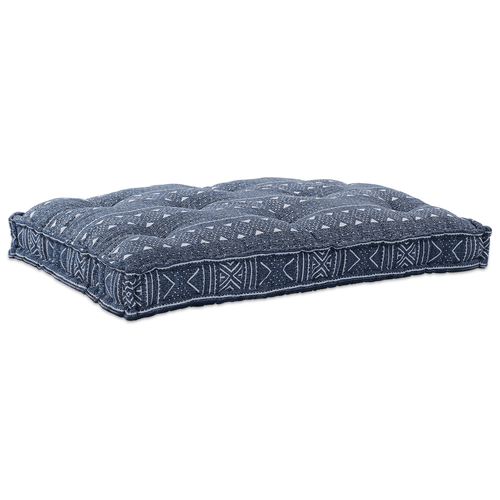 Pallet Cushion Indigo 120x80x12 cm Fabric