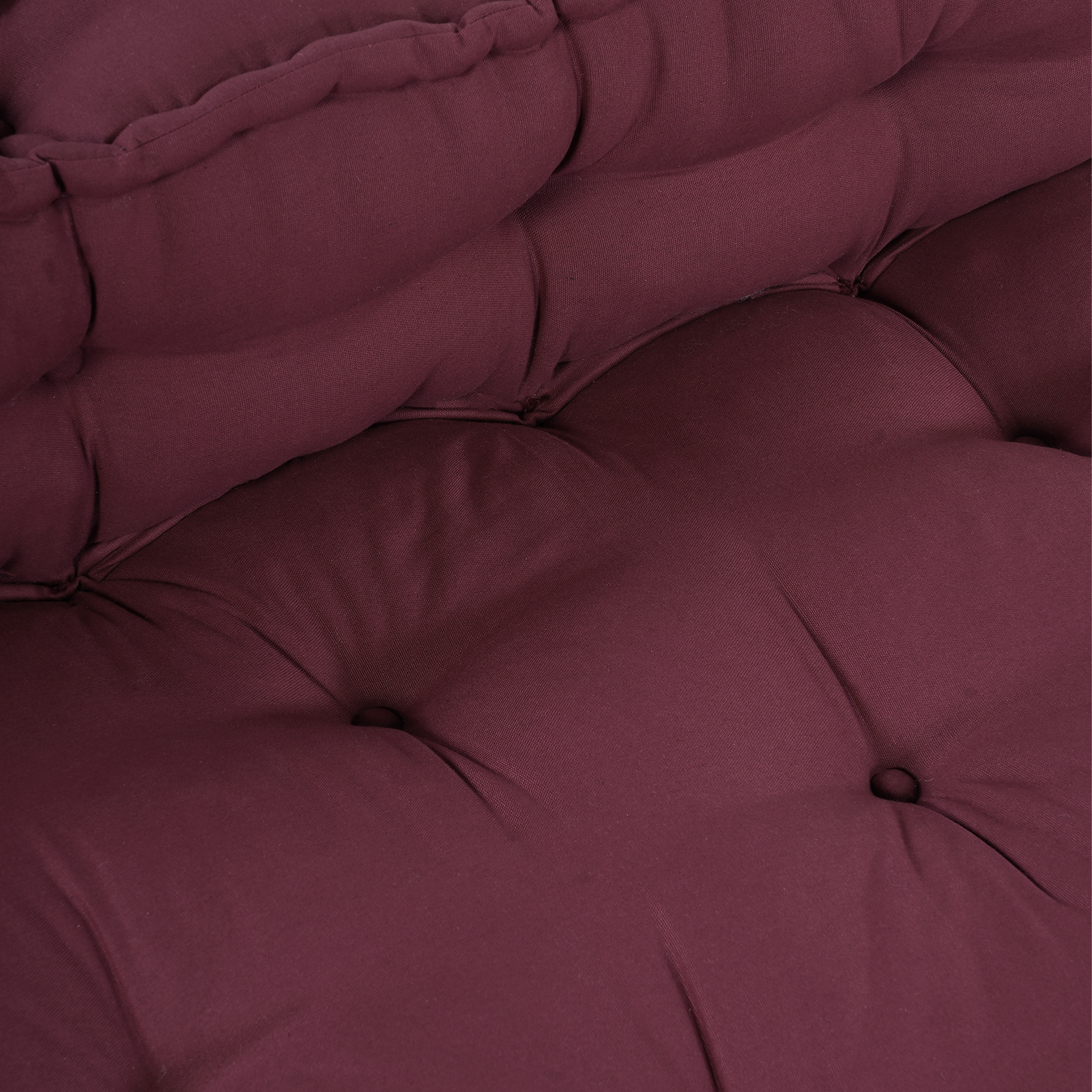 Pallet Sofa Cushion with Back Support - Red Fabric - Image 5