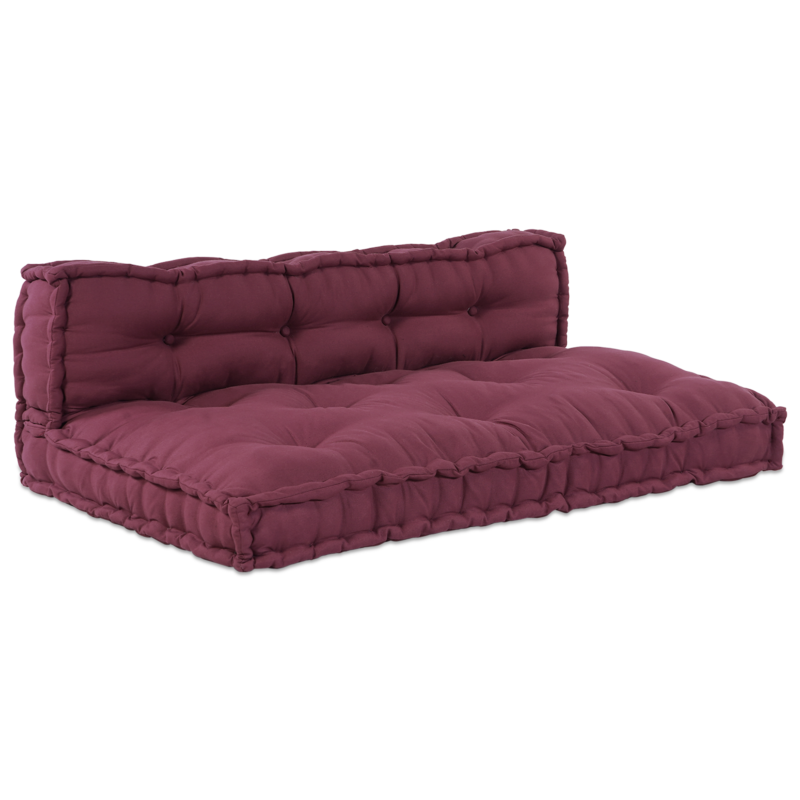 Pallet Sofa Kussen met Rugsteun Rood Stof
