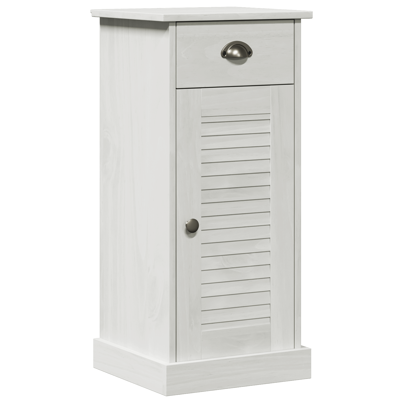 Bathroom Cabinet "VIGO" with Drawer 37x34x80 cm Solid Wood Pine - Image 2