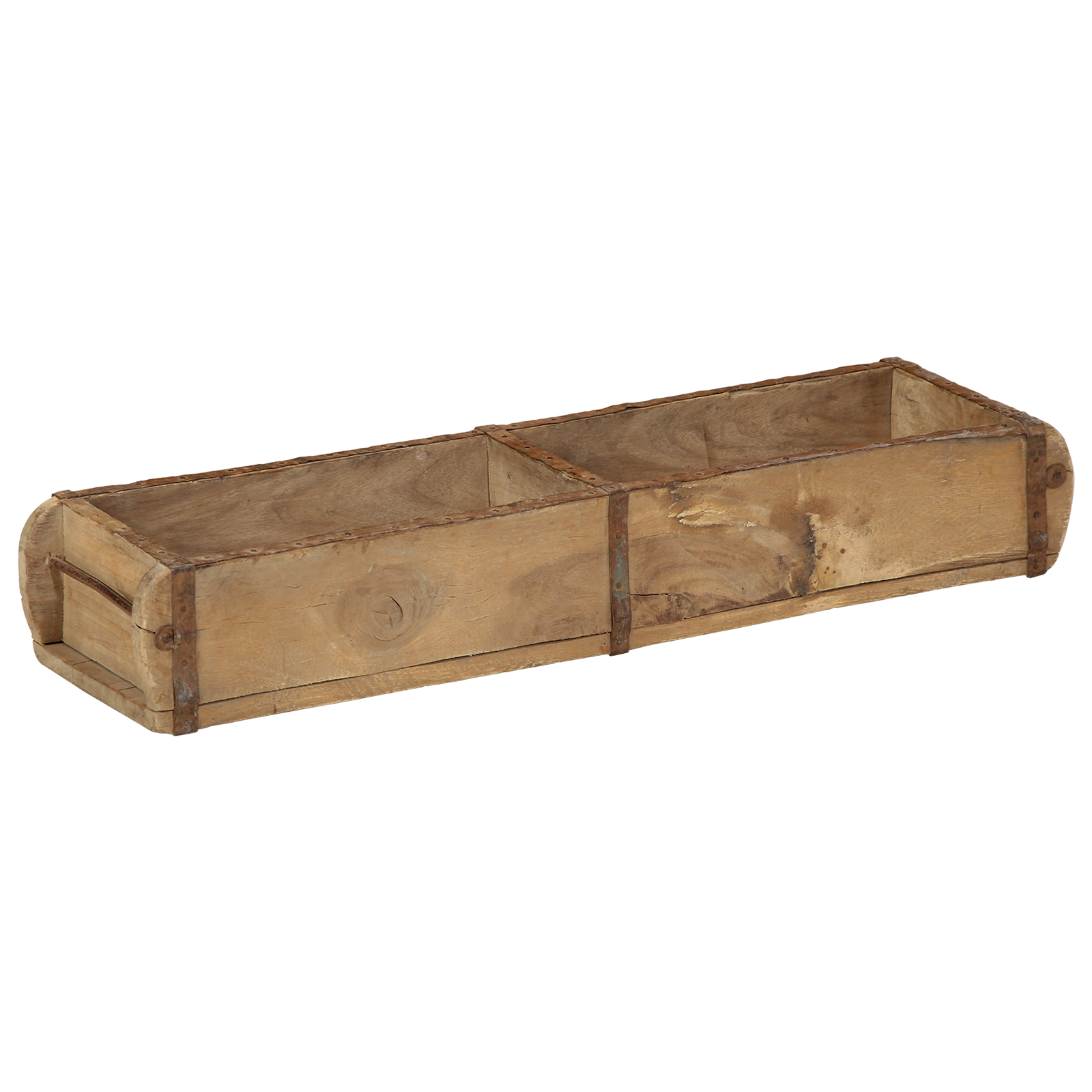 Tray 60,5x15x9 cm Solid Wood Reclaimed - Image 2
