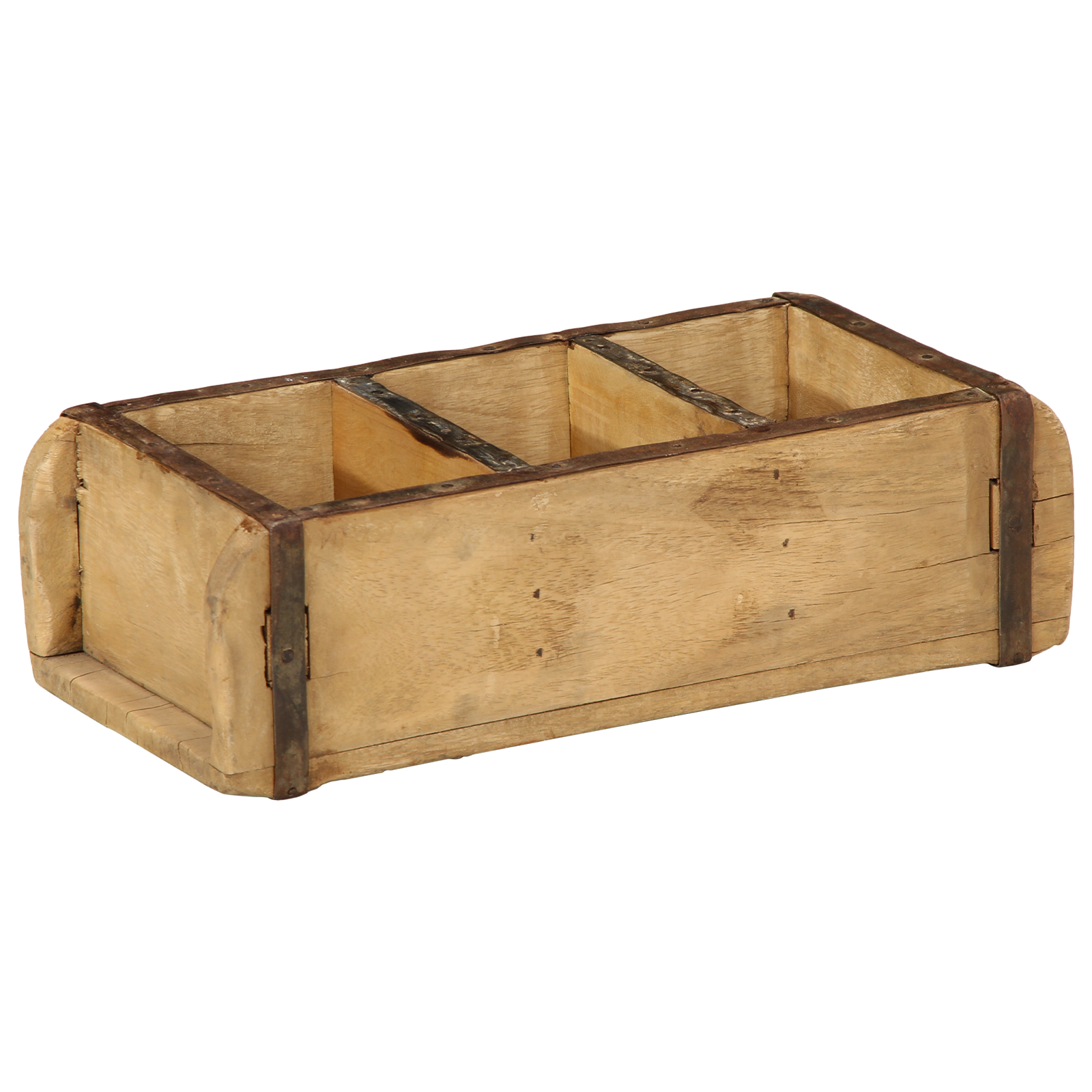 Tray 30x14x9 cm Solid Wood Reclaimed