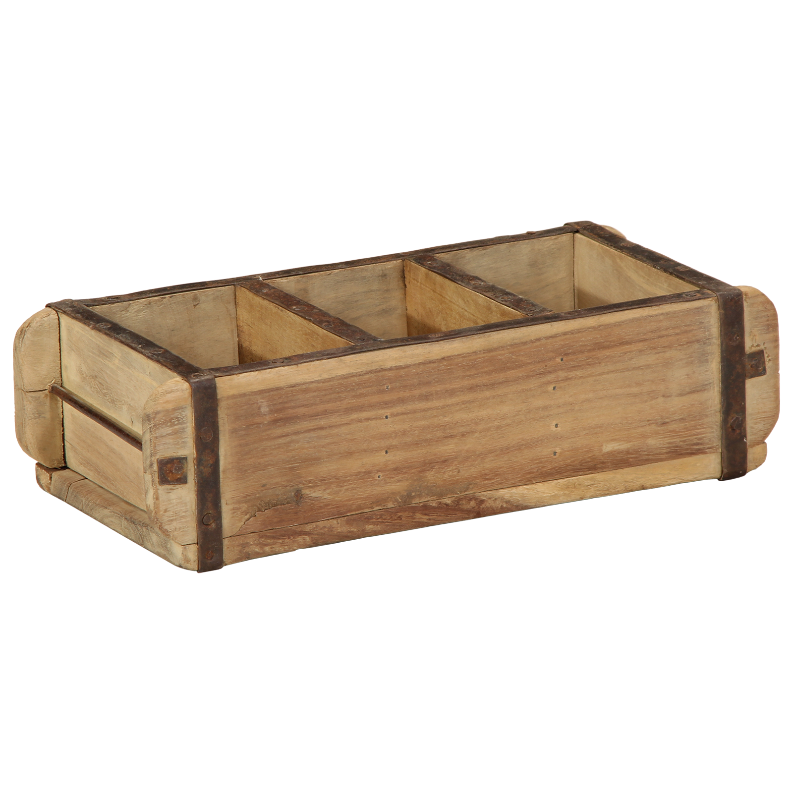 Trays 4 pcs 30x14x9 cm Solid Wood Reclaimed - Image 4