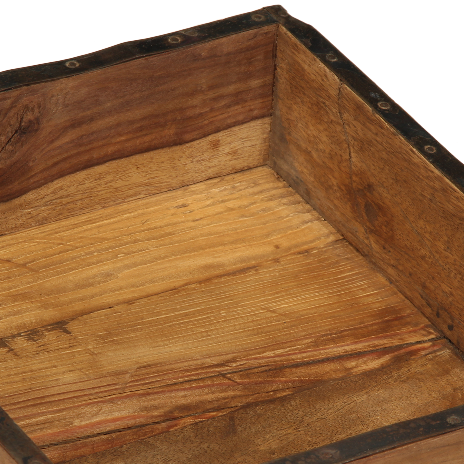 Tray 31x29x10 cm Solid Wood Reclaimed - Image 9
