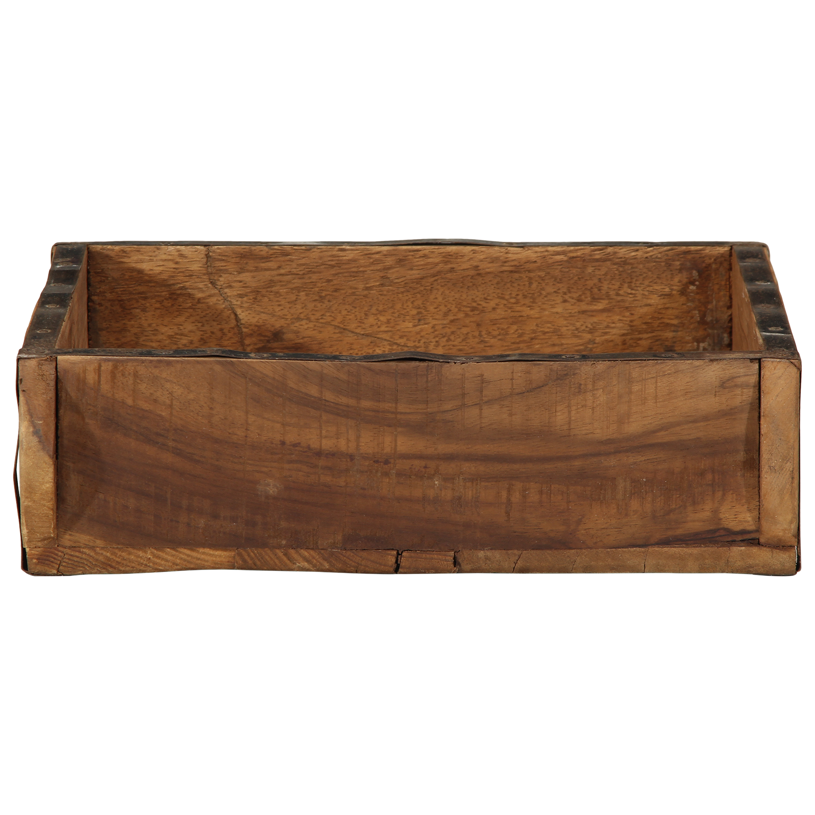 Tray 31x29x10 cm Solid Wood Reclaimed - Image 5