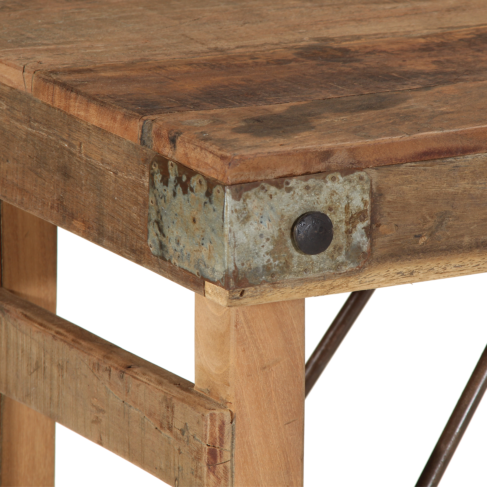 Console Table 110x35x76 cm Solid Wood Reclaimed - Image 6