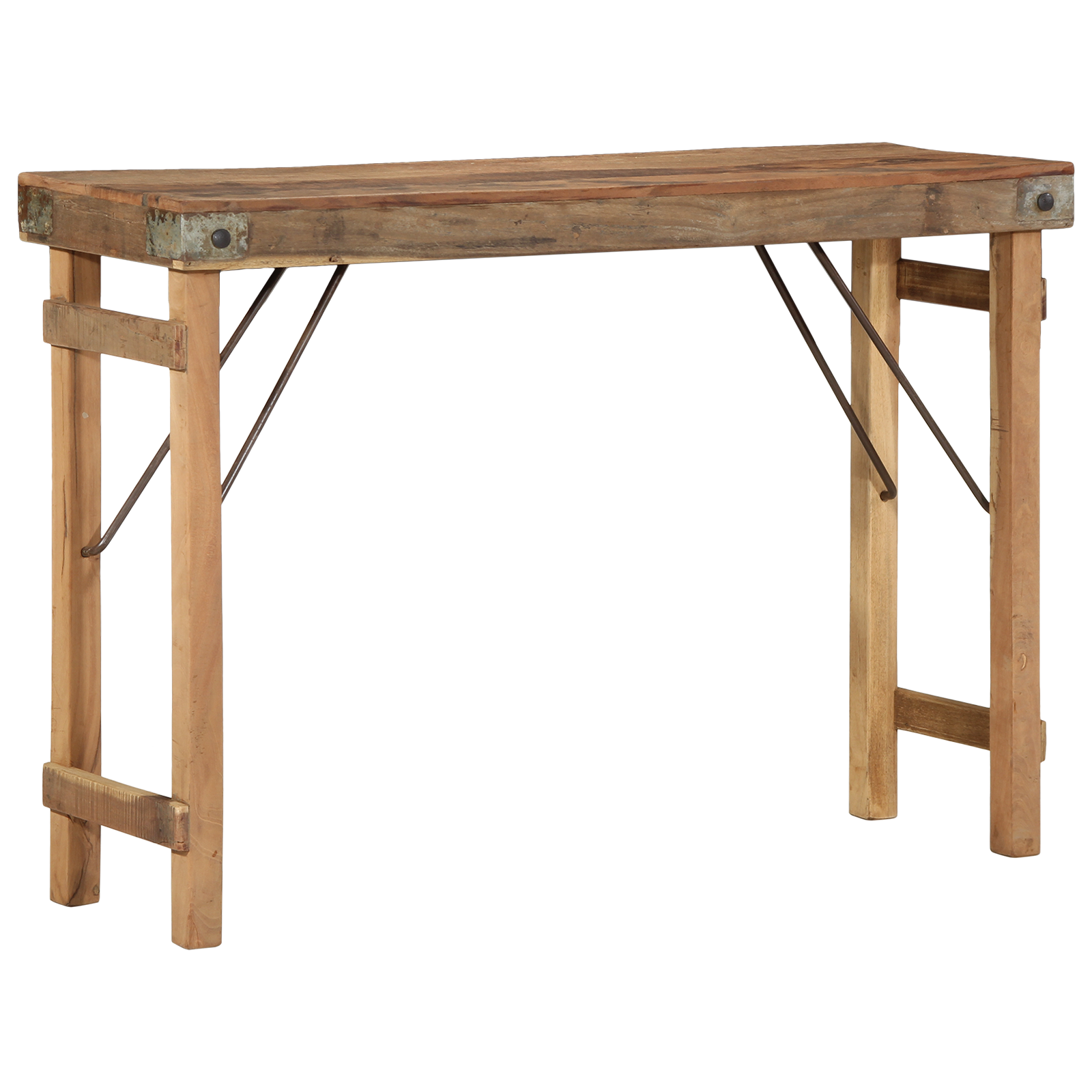 Console Table 110x35x76 cm Solid Wood Reclaimed