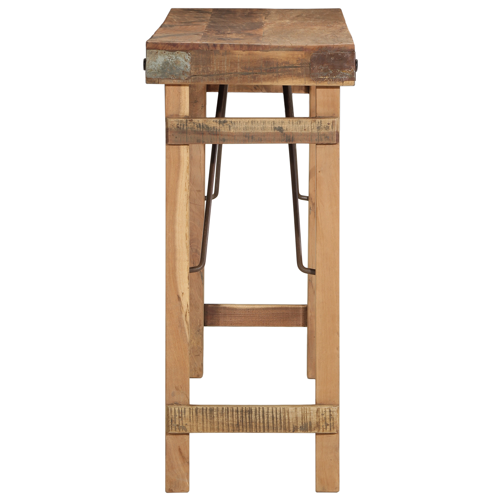 Console Table 110x35x76 cm Solid Wood Reclaimed - Image 5