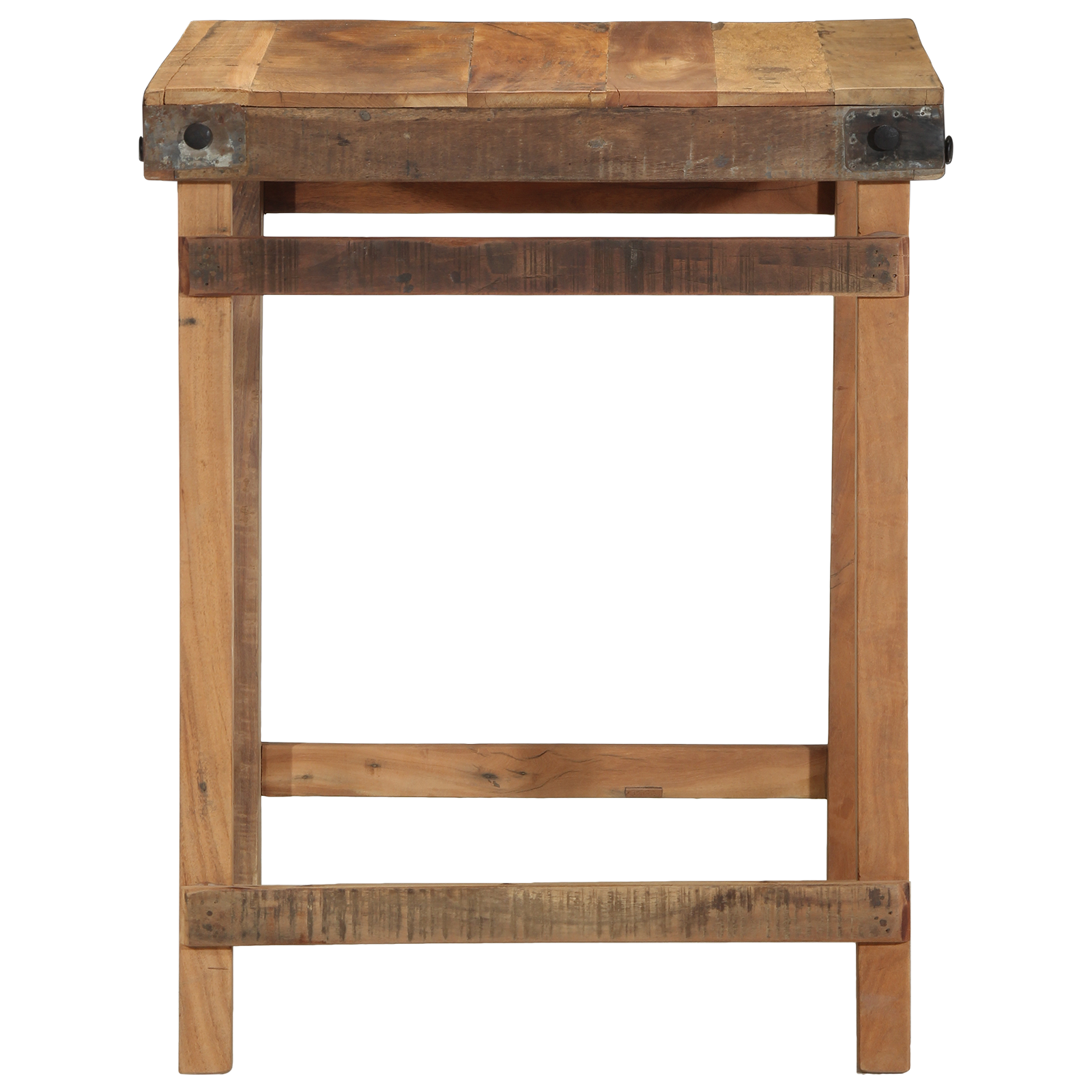 Dining Table 55x60x76 cm Solid Wood Reclaimed - Image 5