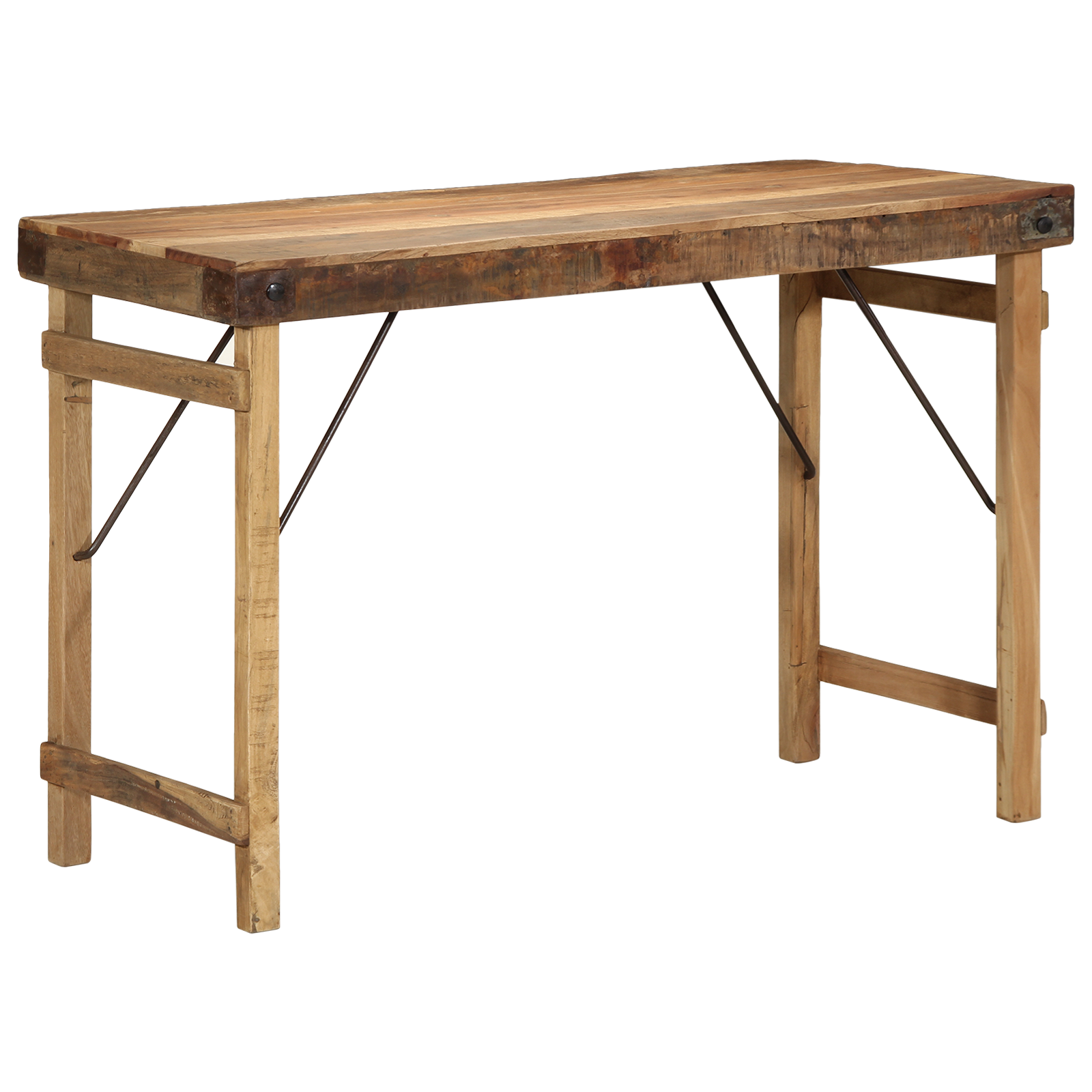 Dining Table 110x55x76 cm Solid Wood Reclaimed