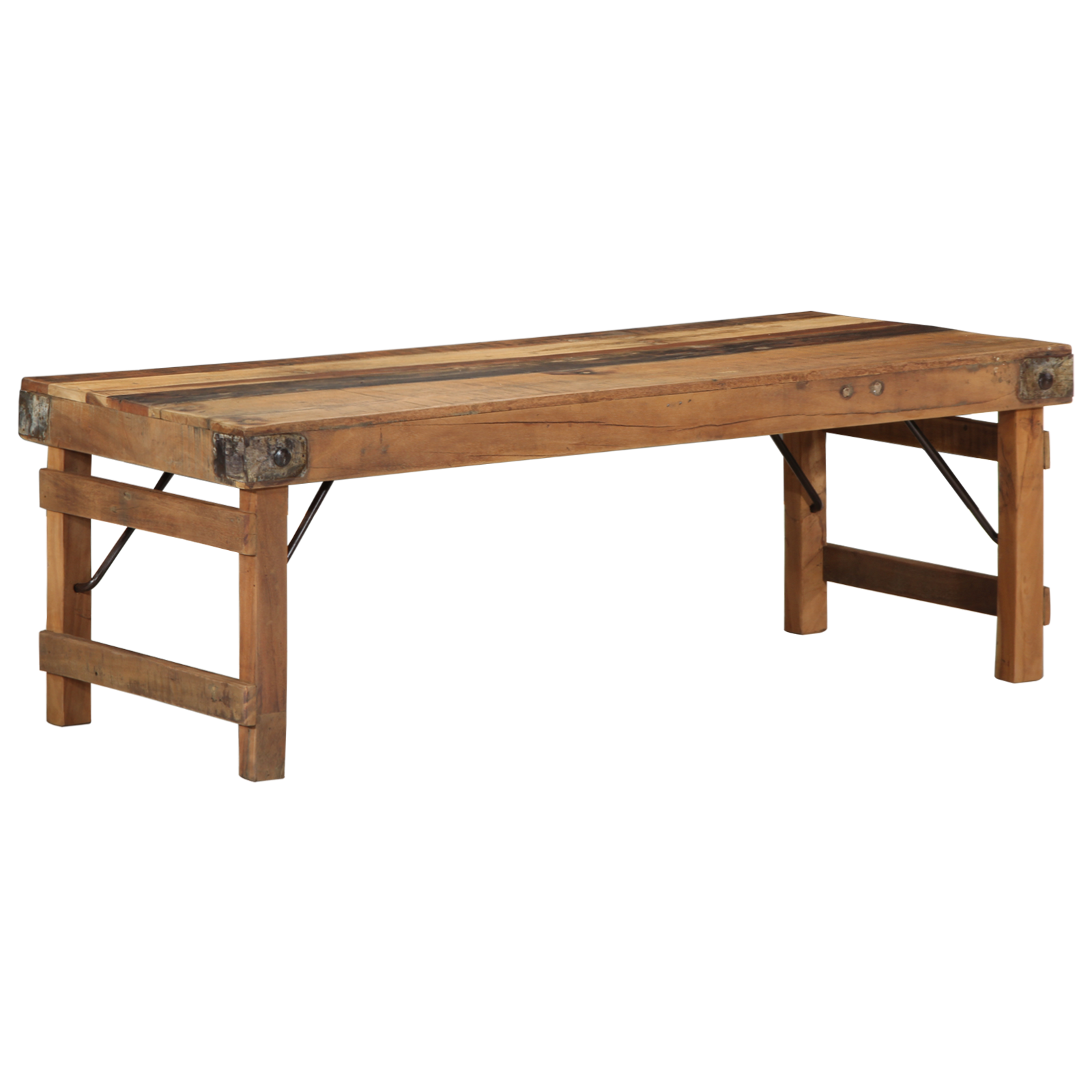 Salontafel 110x55x40 cm Massief Hout Gerecycled