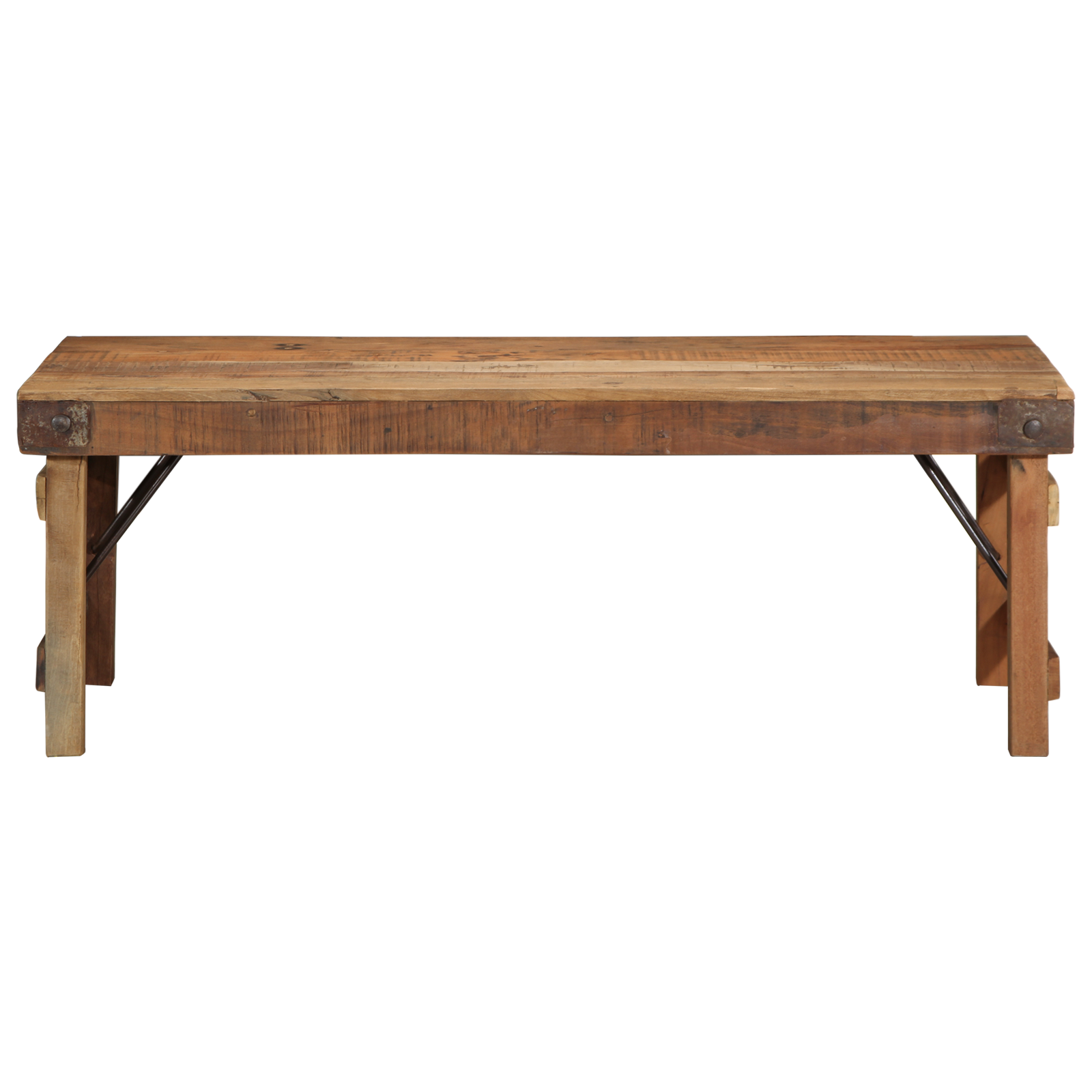 Coffee Table 110x55x40 cm Solid Wood Reclaimed - Image 3