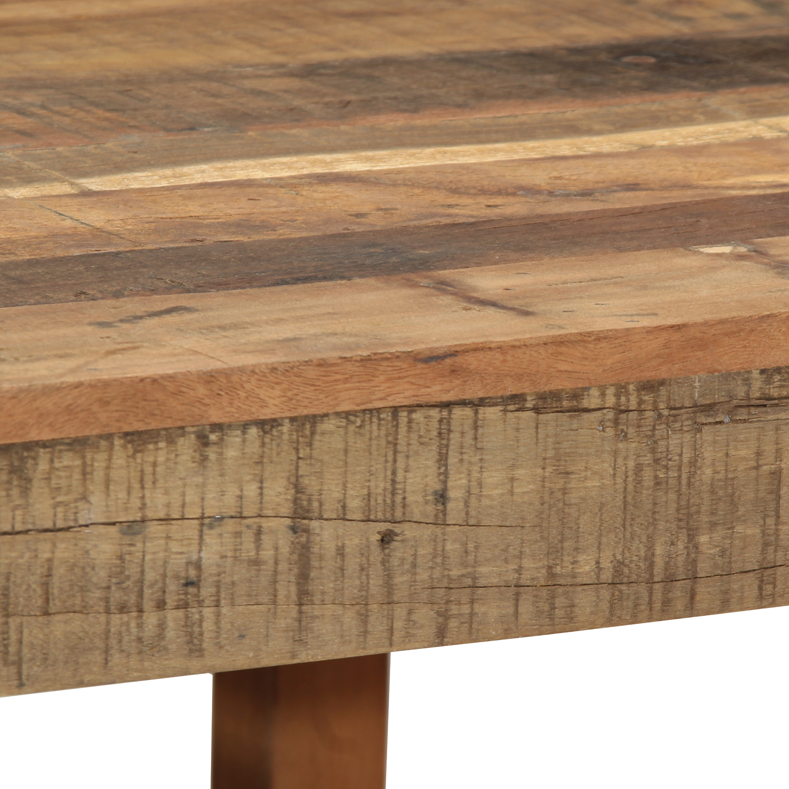 Coffee Table 55x60x40 cm Solid Wood Reclaimed - Image 9