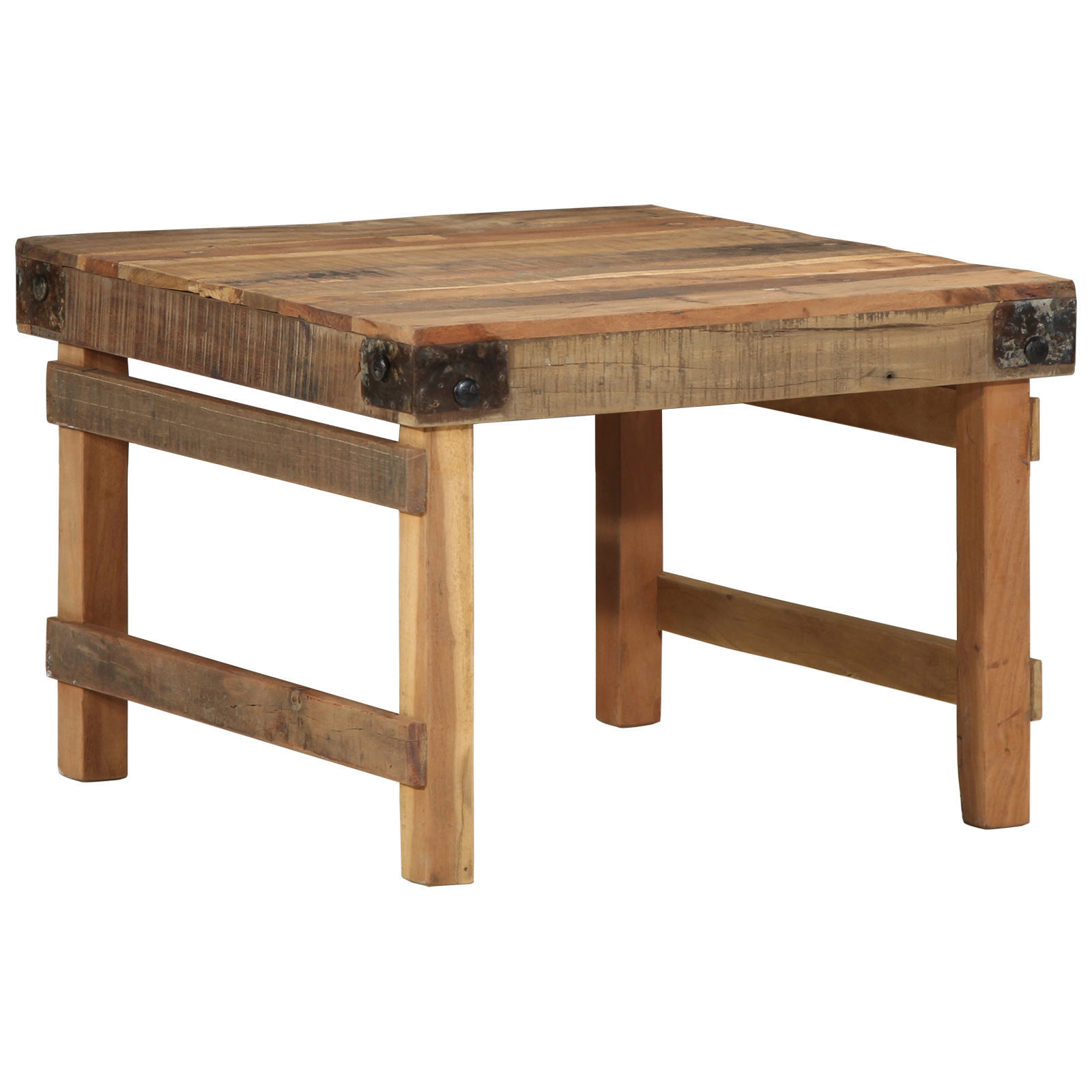 Coffee Table 55x60x40 cm Solid Wood Reclaimed - Image 6