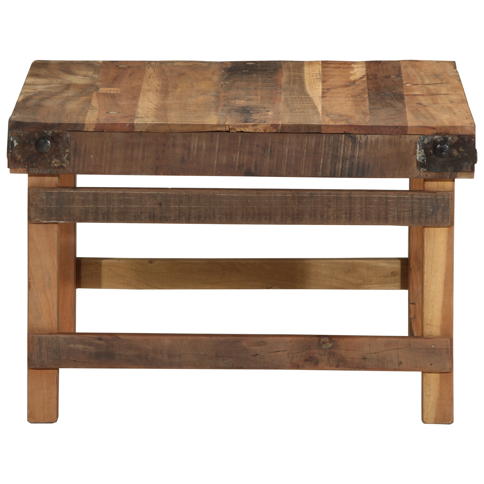 Coffee Table 55x60x40 cm Solid Wood Reclaimed - Image 4