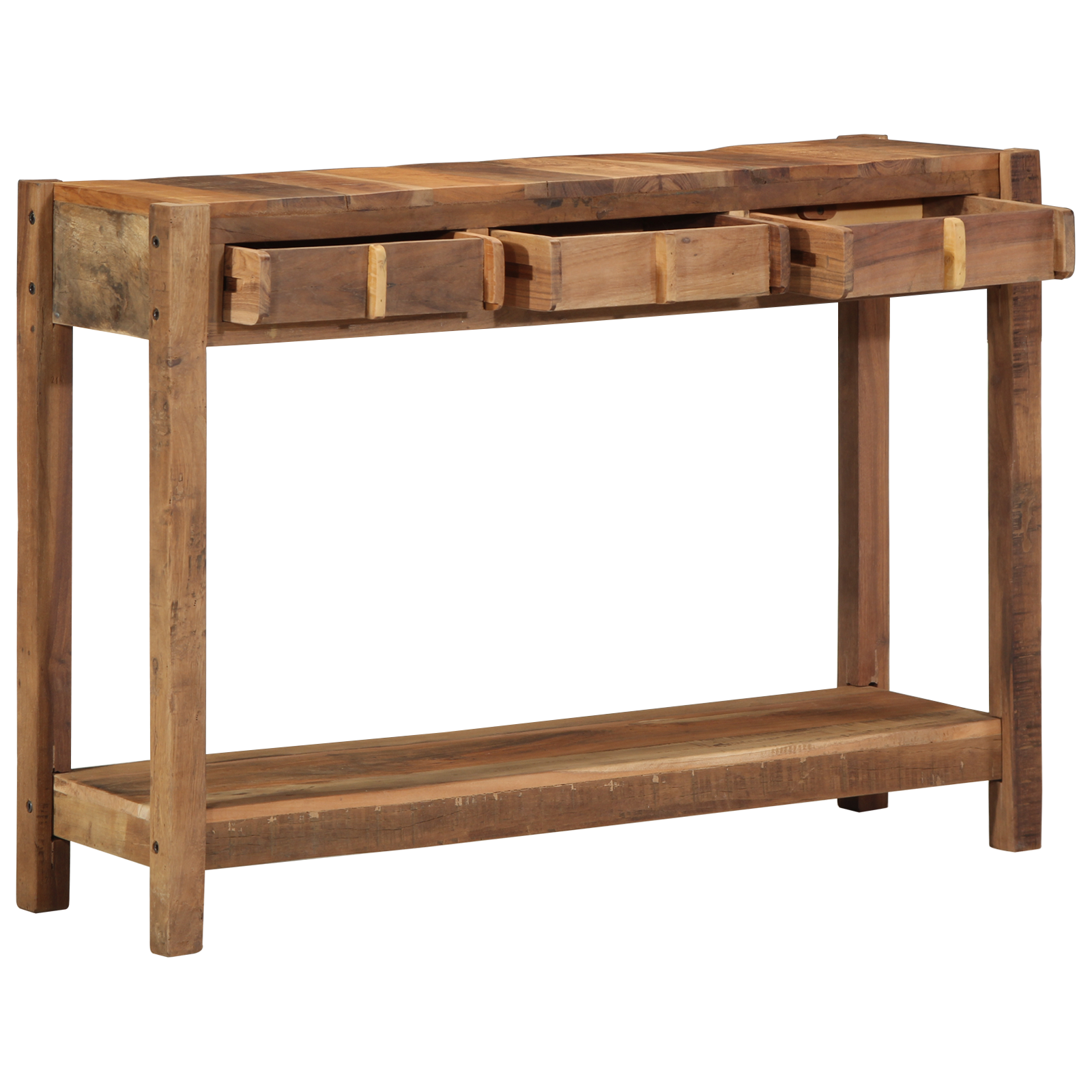 Console Table 107x33x76 cm Solid Wood Reclaimed - Image 3