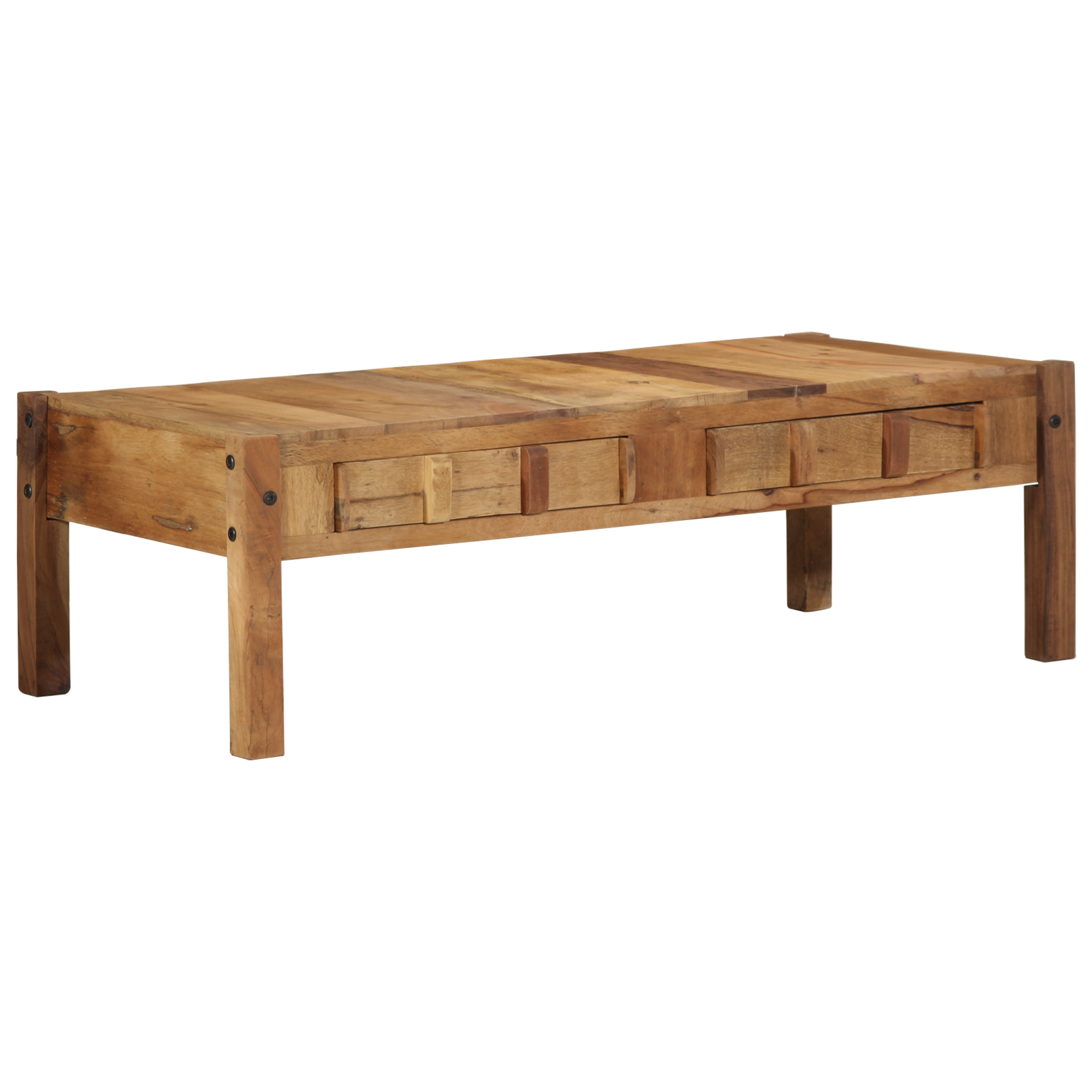 Coffee Table 110x55x35 cm Solid Wood Reclaimed - Image 2