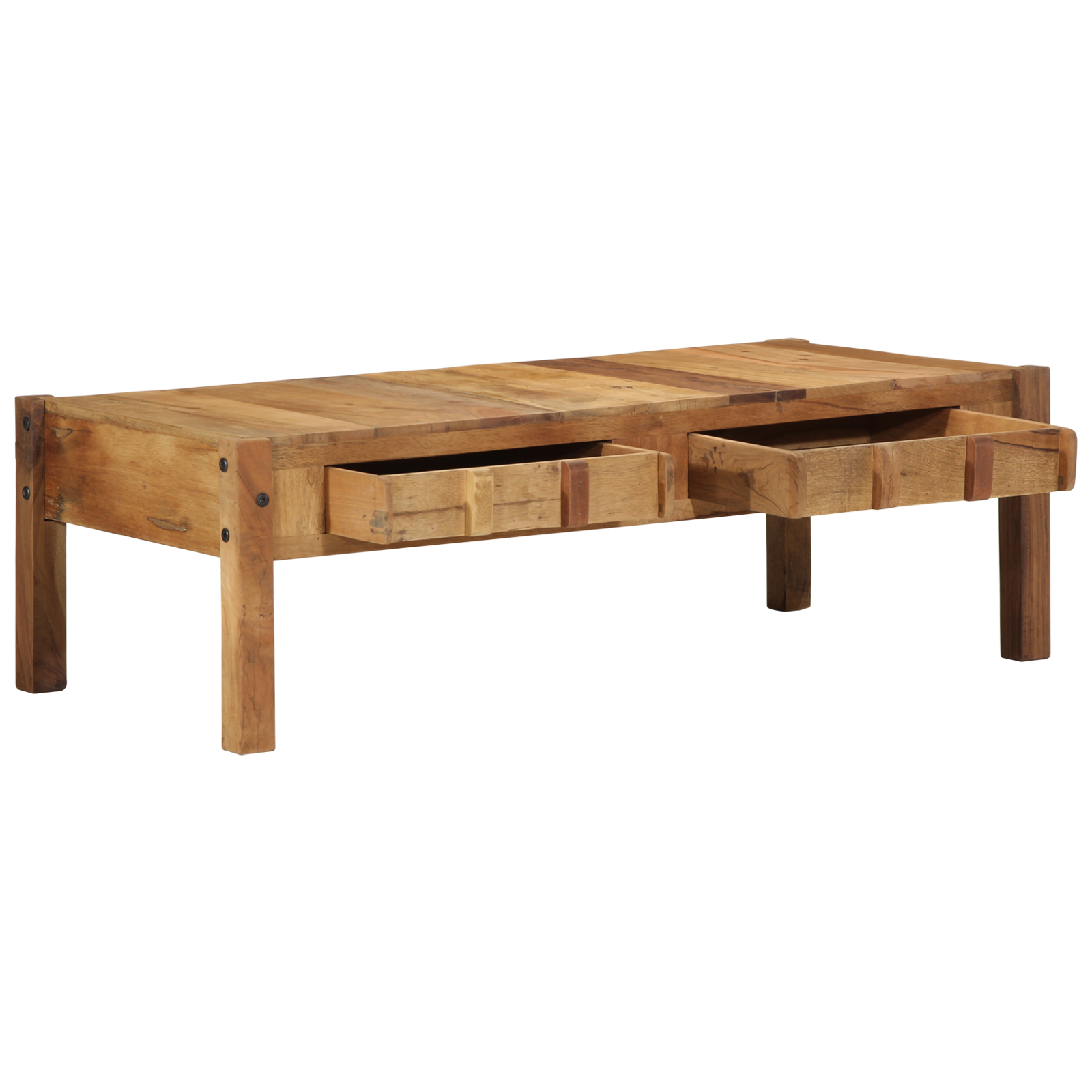 Coffee Table 110x55x35 cm Solid Wood Reclaimed - Image 3