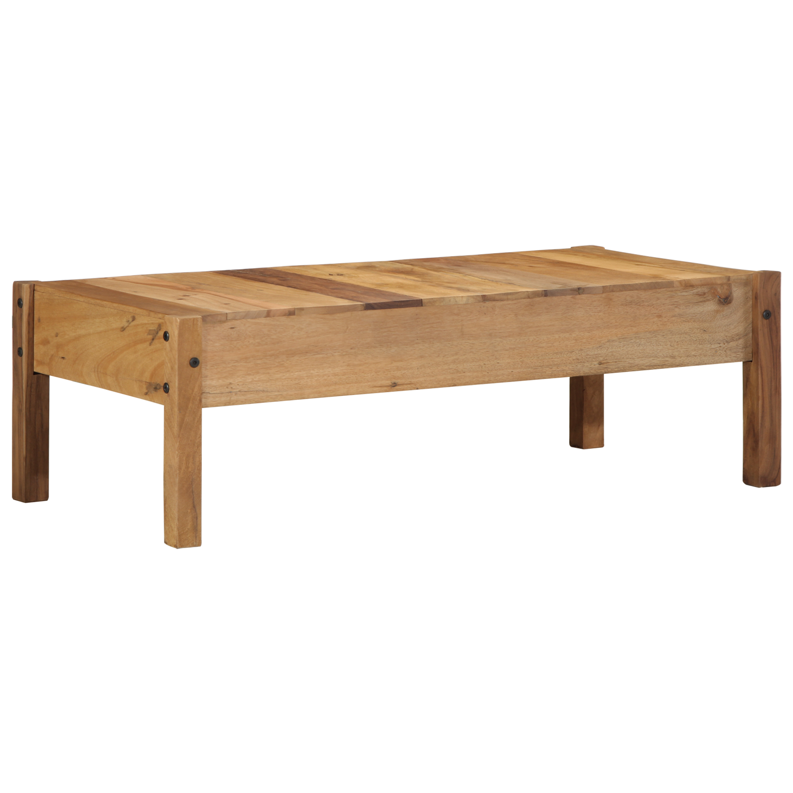 Coffee Table 110x55x35 cm Solid Wood Reclaimed - Image 6