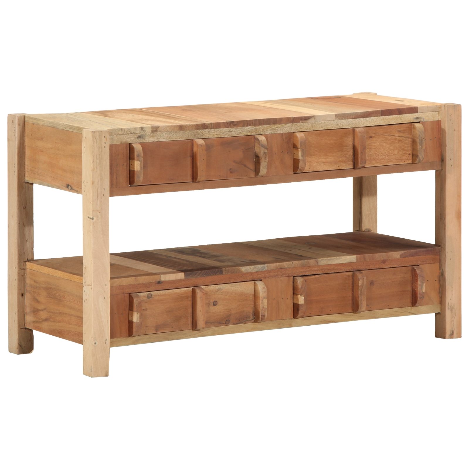 TV Cabinet 83x33x46 cm Solid Wood Reclaimed - Image 2